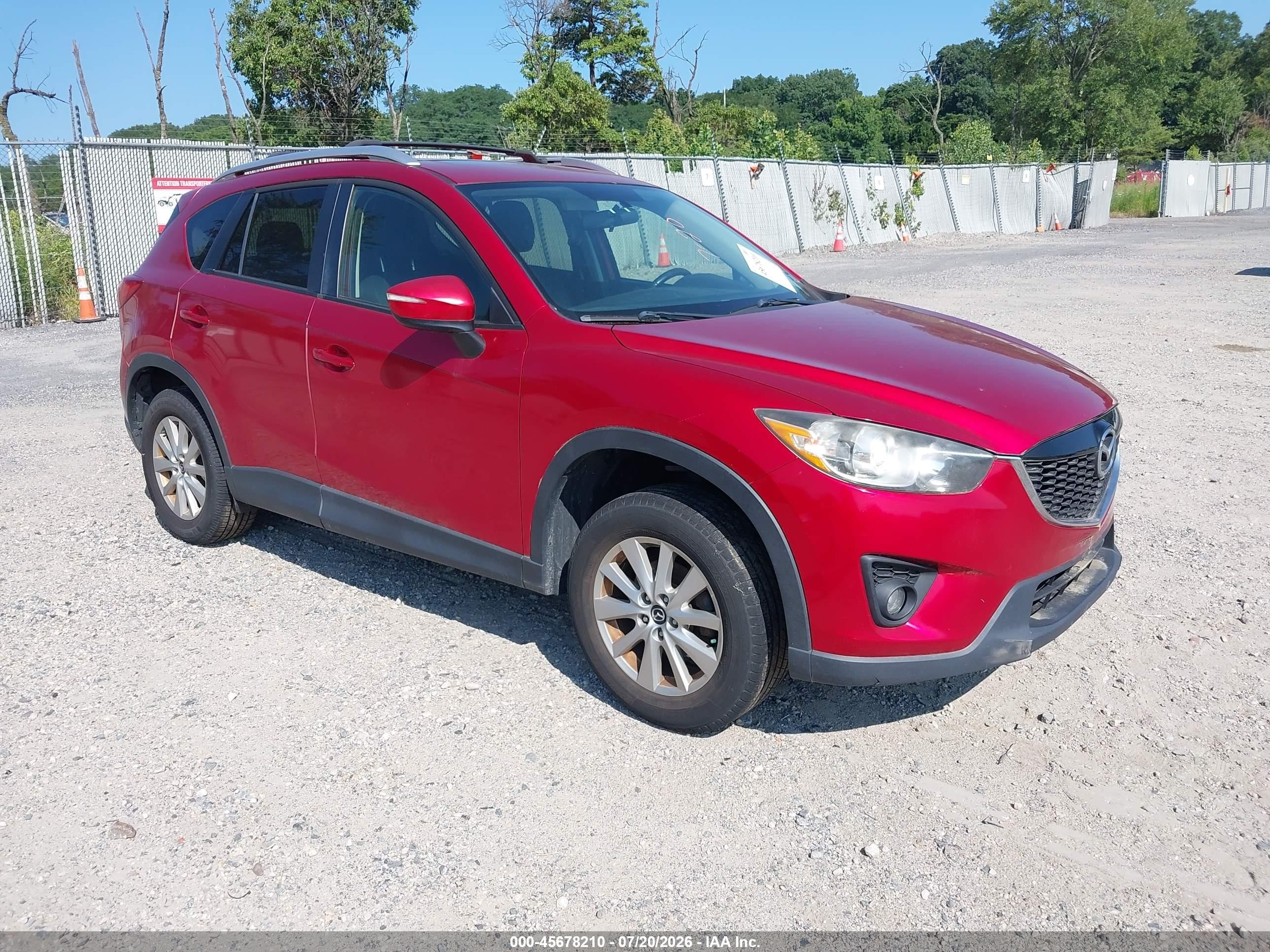 2015 Mazda Cx-5 Touring Red vin: JM3KE4CY7F0492058