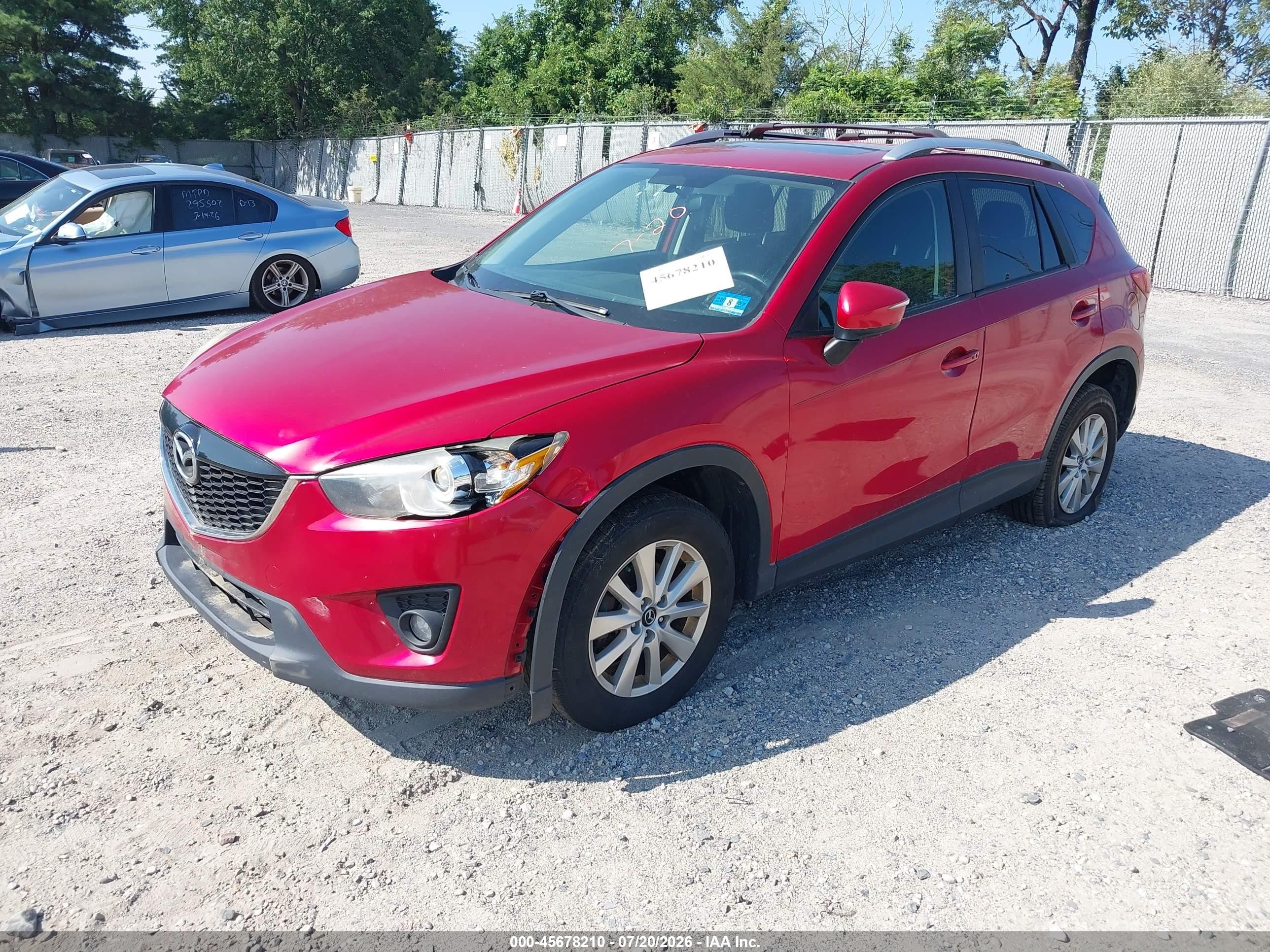 2015 Mazda Cx-5 Touring Red vin: JM3KE4CY7F0492058