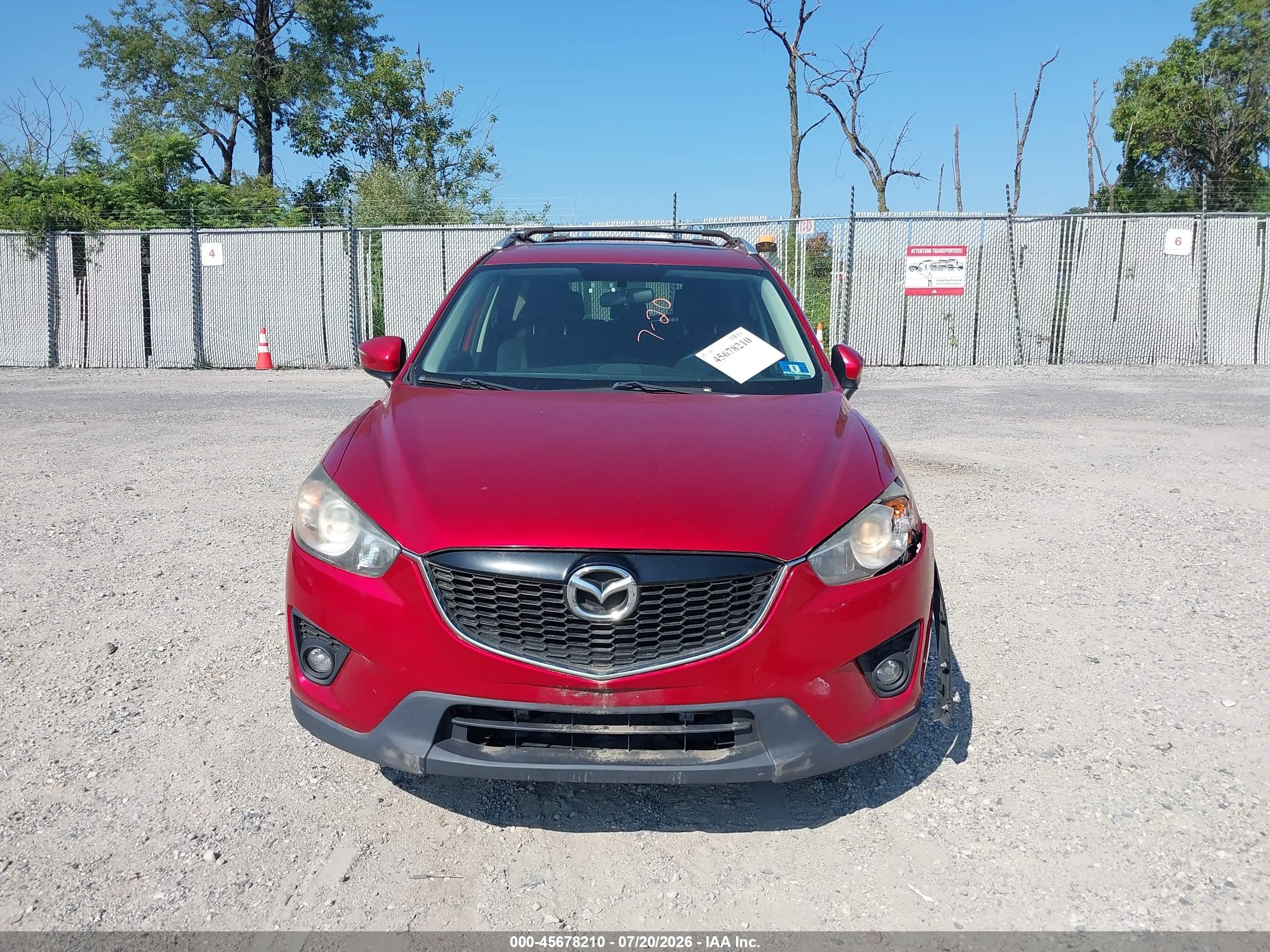 2015 Mazda Cx-5 Touring Red vin: JM3KE4CY7F0492058