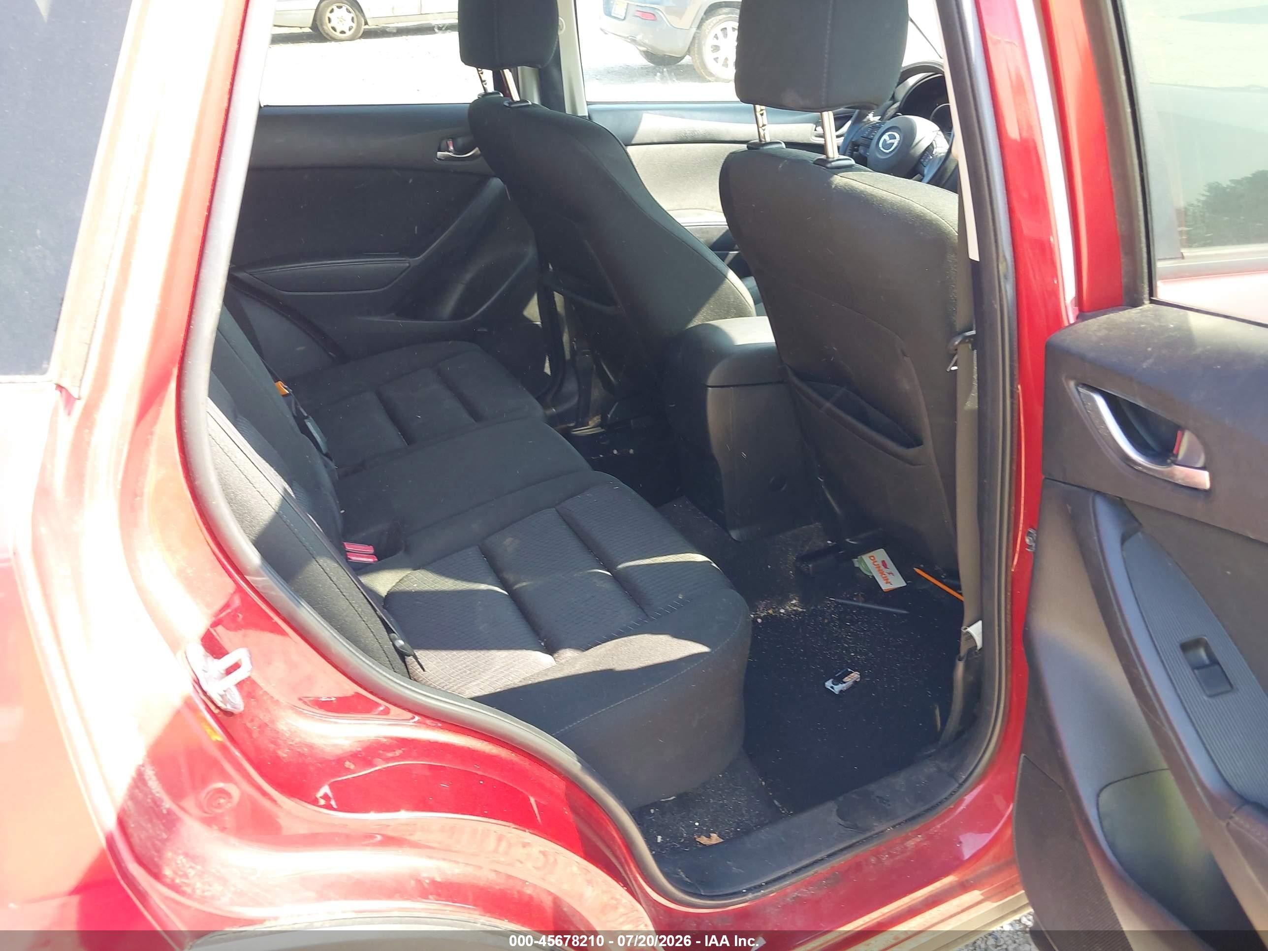 2015 Mazda Cx-5 Touring Red vin: JM3KE4CY7F0492058