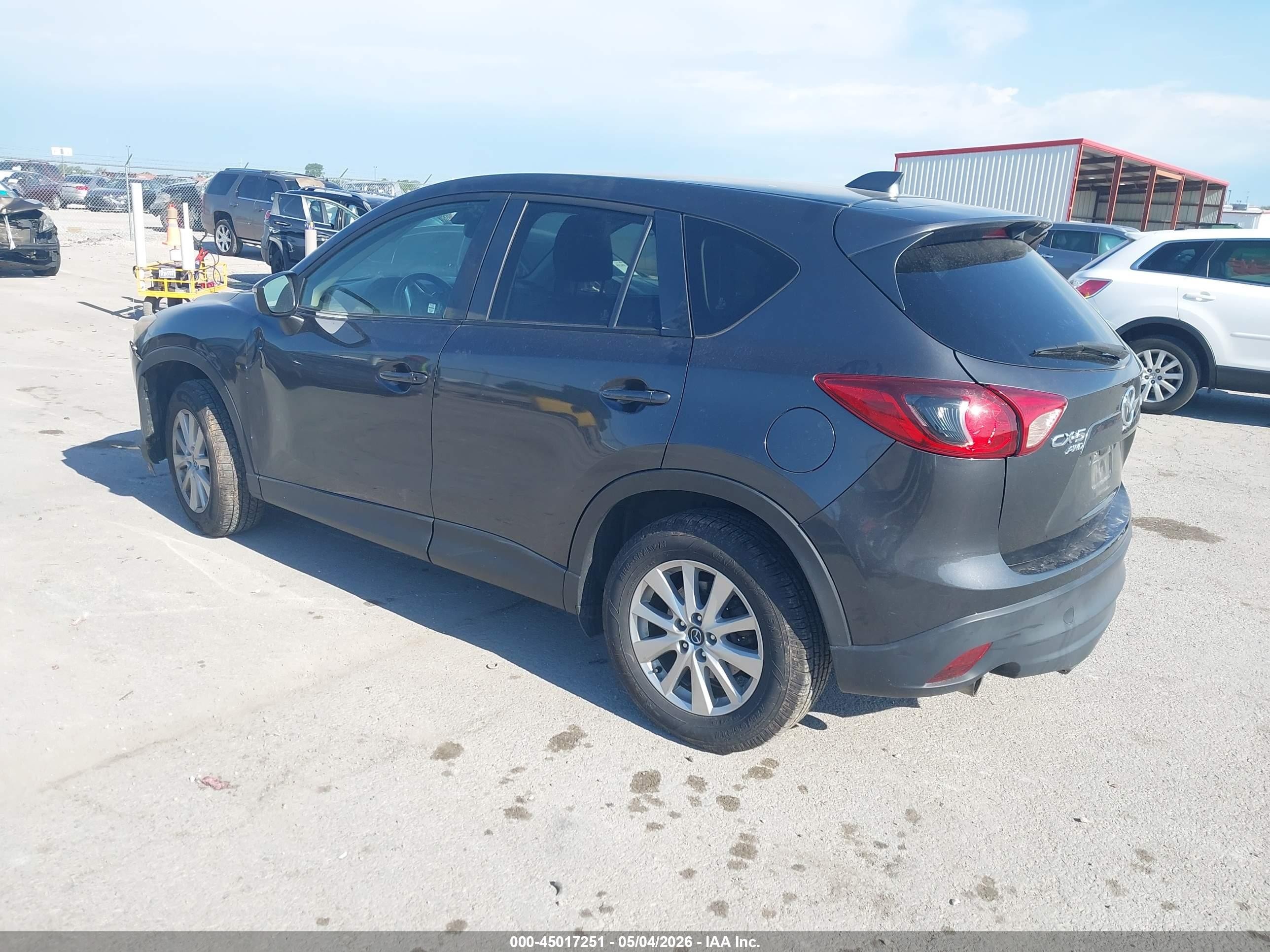 2015 Mazda Cx-5 Touring Gray vin: JM3KE4CY7F0492898