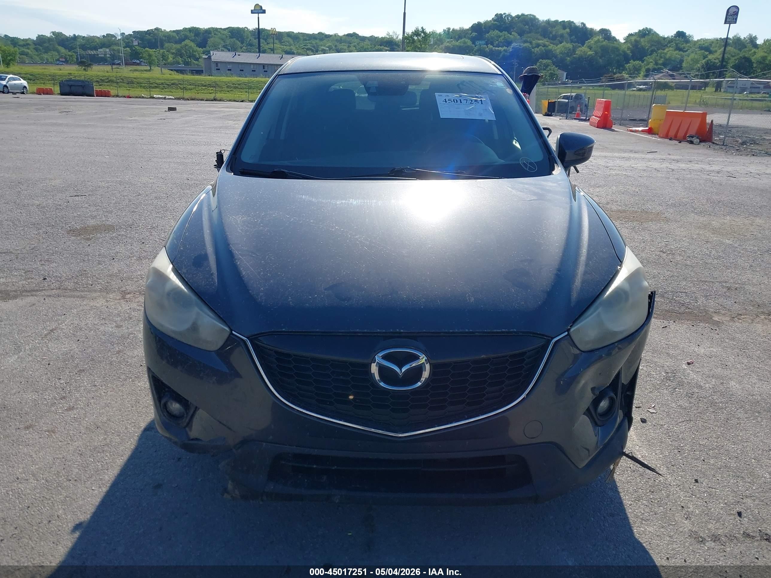 2015 Mazda Cx-5 Touring Gray vin: JM3KE4CY7F0492898