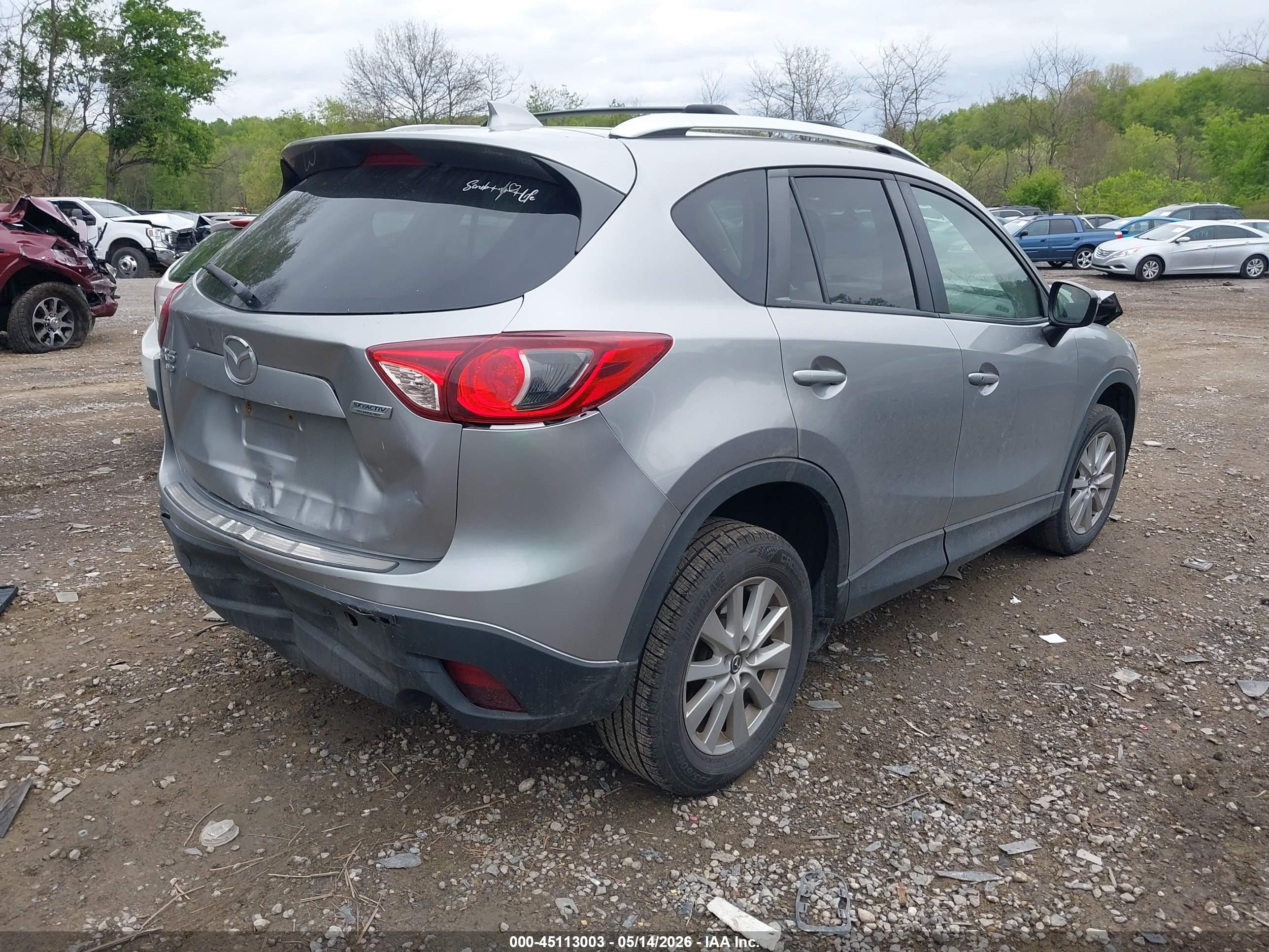 2015 Mazda Cx-5 Touring Серый vin: JM3KE4CY7F0521882
