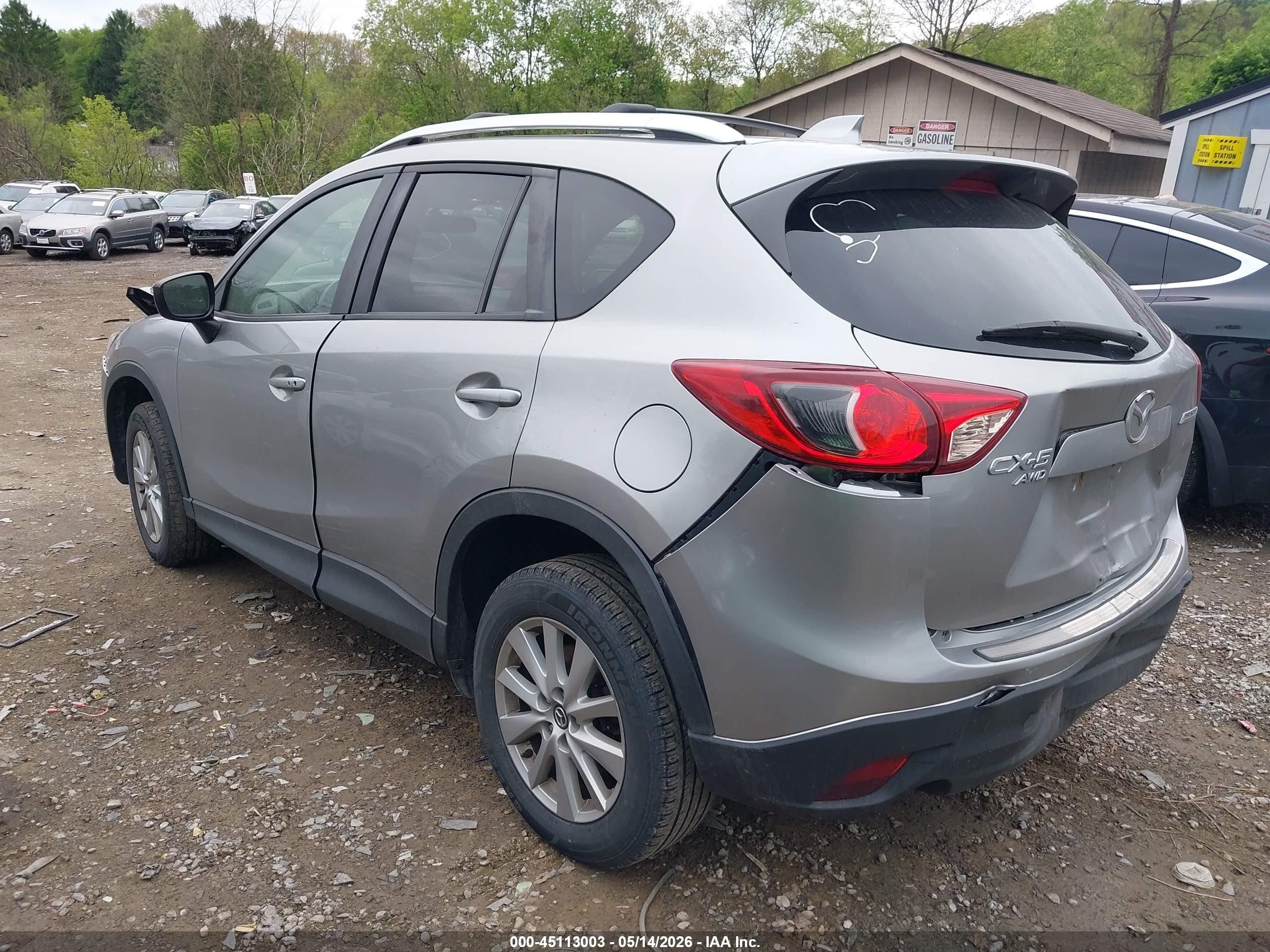 2015 Mazda Cx-5 Touring Серый vin: JM3KE4CY7F0521882
