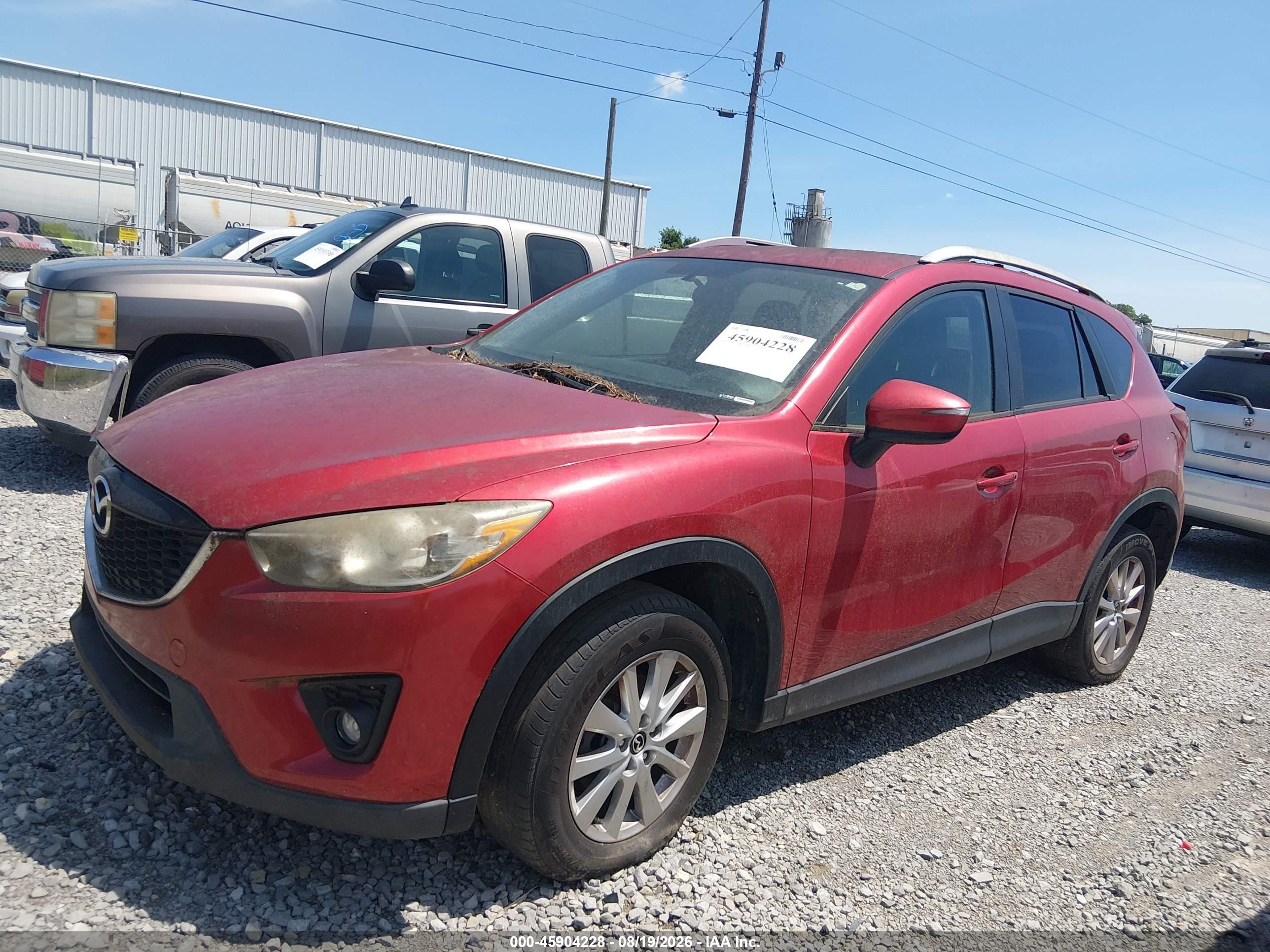 2015 Mazda Cx-5 Touring Maroon vin: JM3KE4CY7F0546796