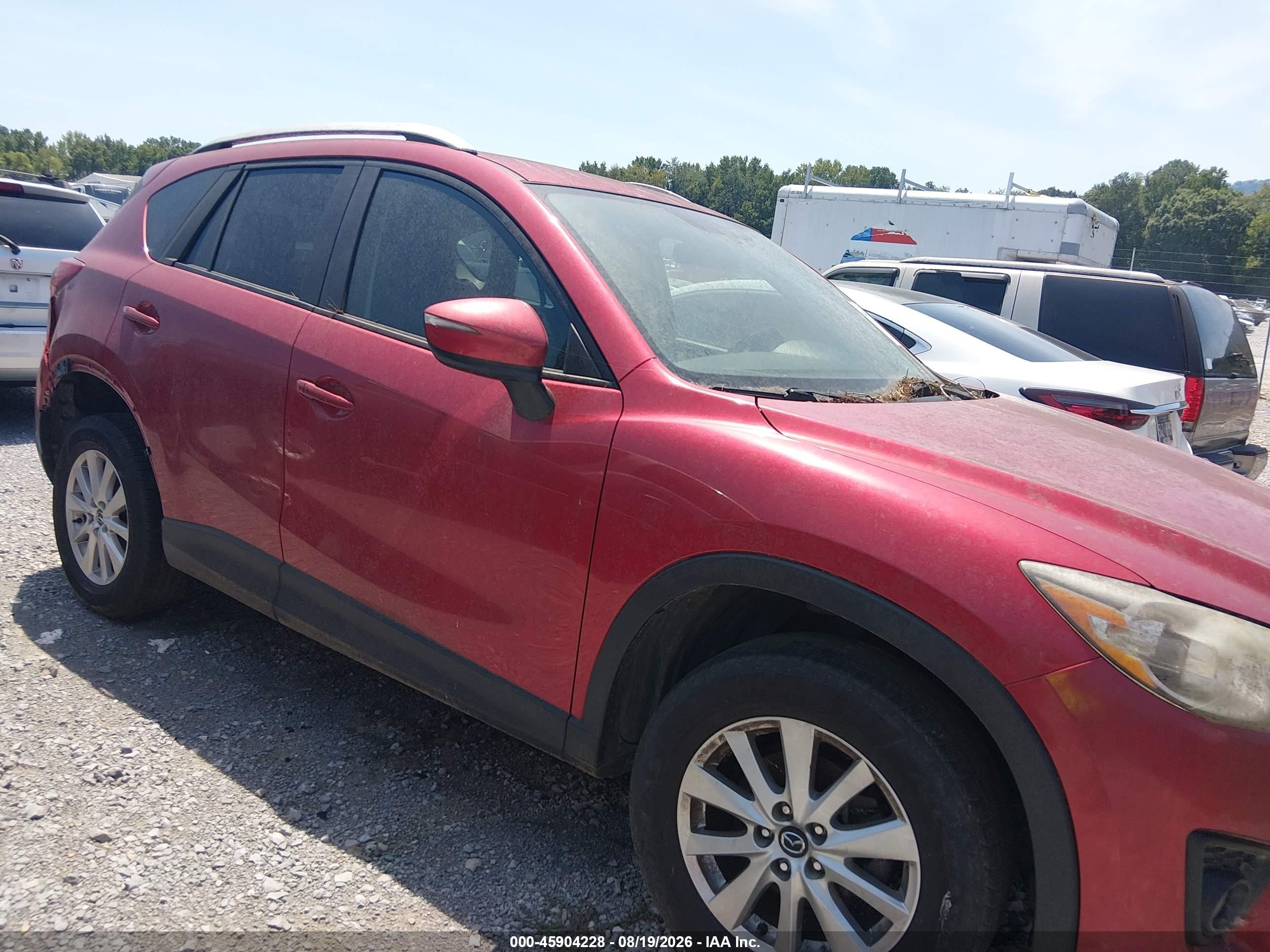 2015 Mazda Cx-5 Touring Maroon vin: JM3KE4CY7F0546796