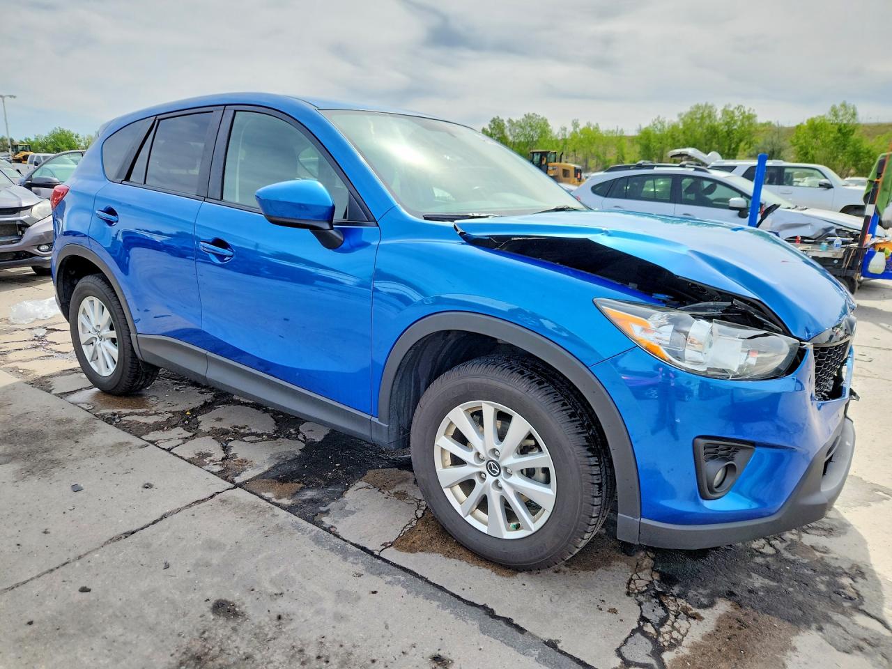 2014 Mazda Cx-5 Touring Blue vin: JM3KE4CY8E0310074