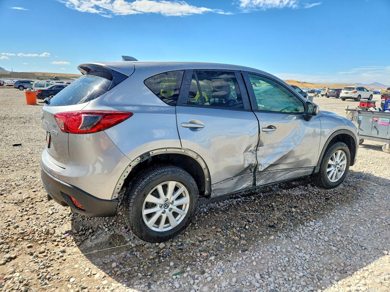 2014 Mazda Cx-5 Touring Silver vin: JM3KE4CY8E0338716