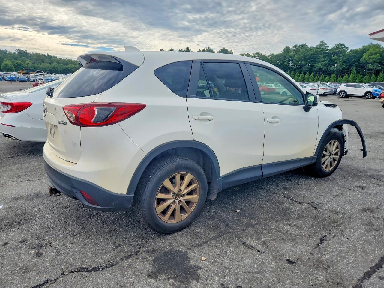 2014 Mazda Cx-5 Touring White vin: JM3KE4CY8E0421739
