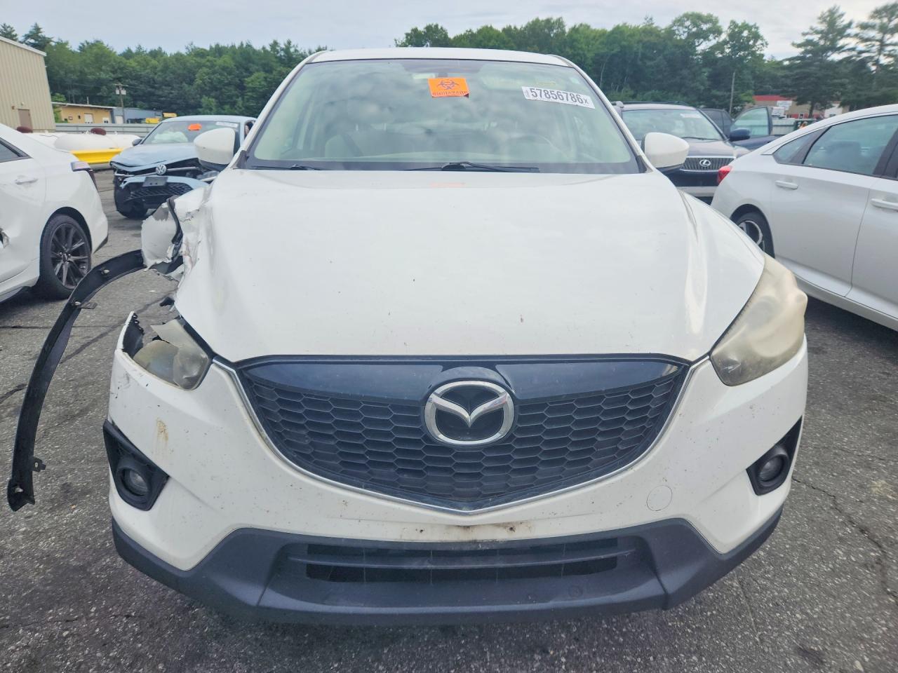 2014 Mazda Cx-5 Touring White vin: JM3KE4CY8E0421739