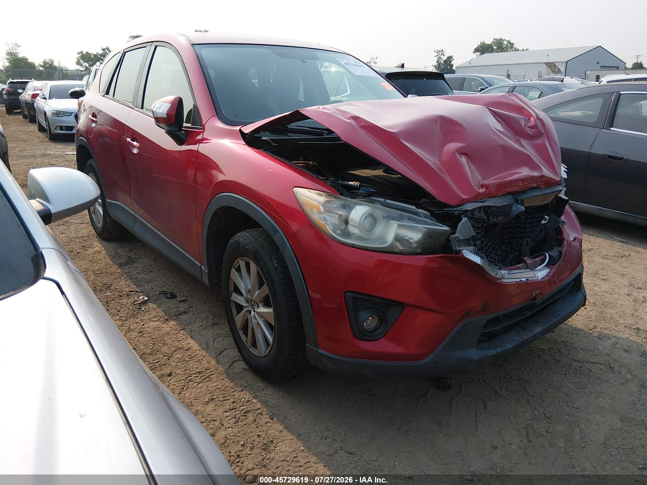 2015 Mazda Cx-5 Touring Red vin: JM3KE4CY8F0439711