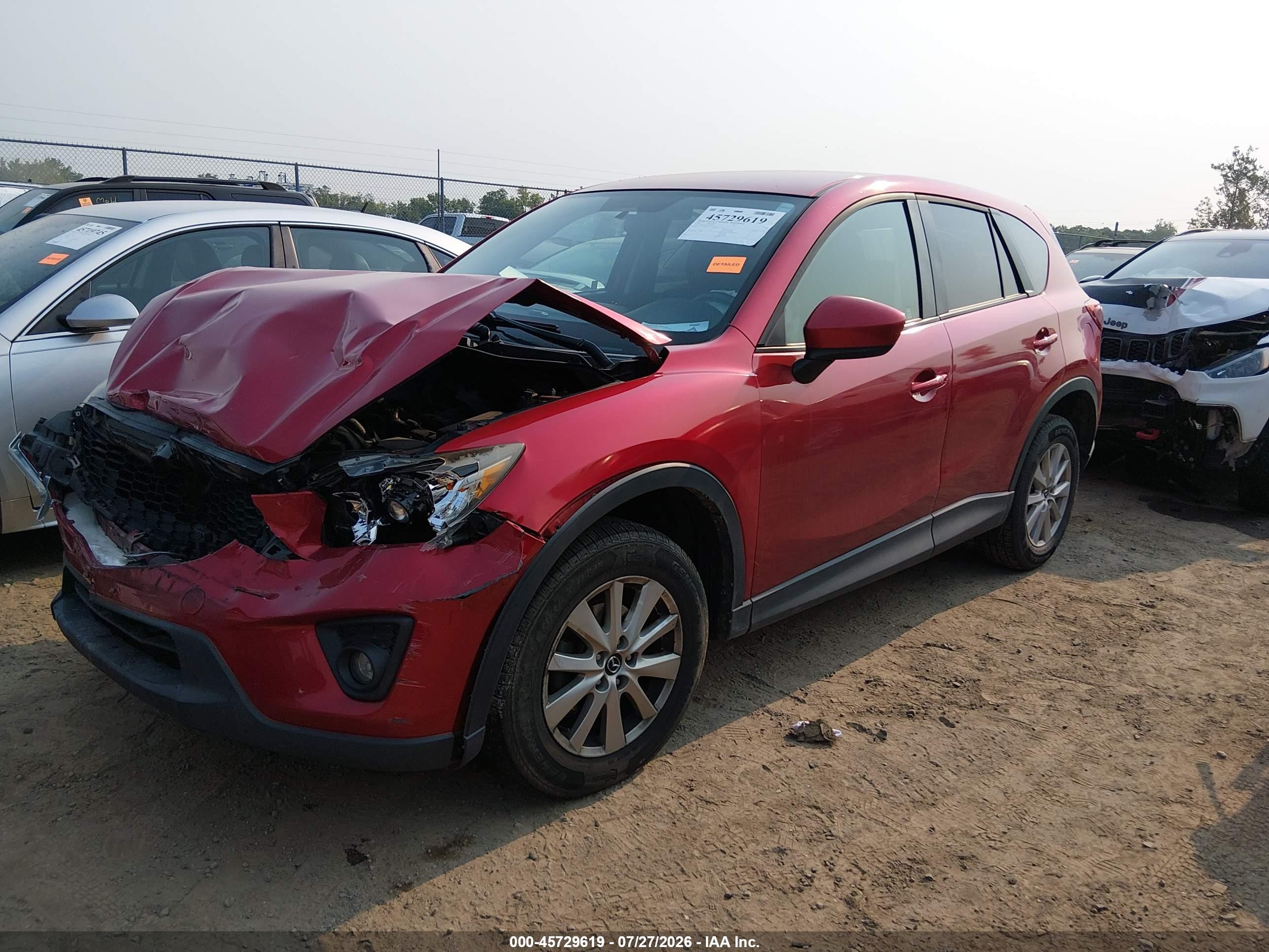 2015 Mazda Cx-5 Touring Red vin: JM3KE4CY8F0439711