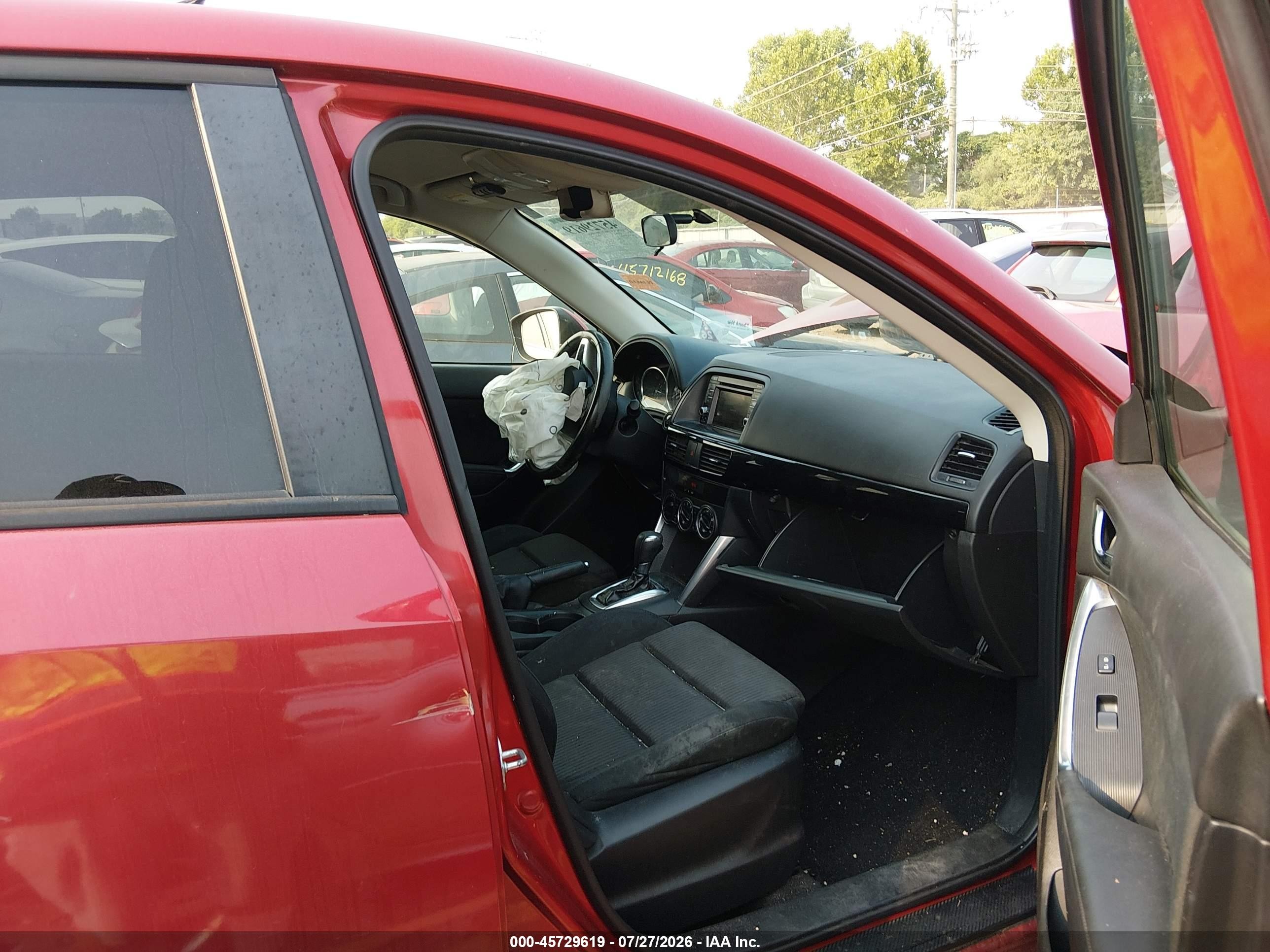2015 Mazda Cx-5 Touring Red vin: JM3KE4CY8F0439711