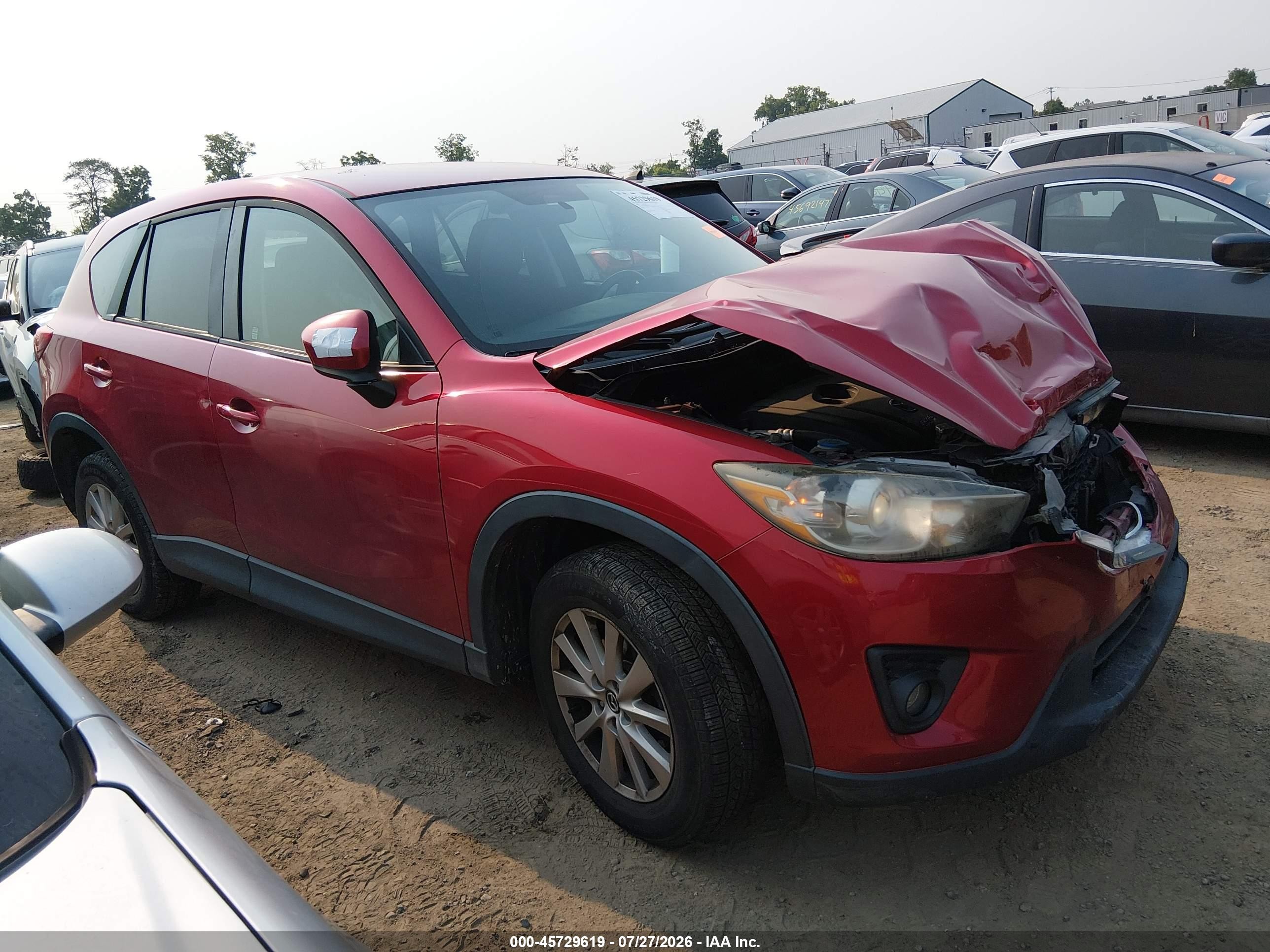 2015 Mazda Cx-5 Touring Red vin: JM3KE4CY8F0439711