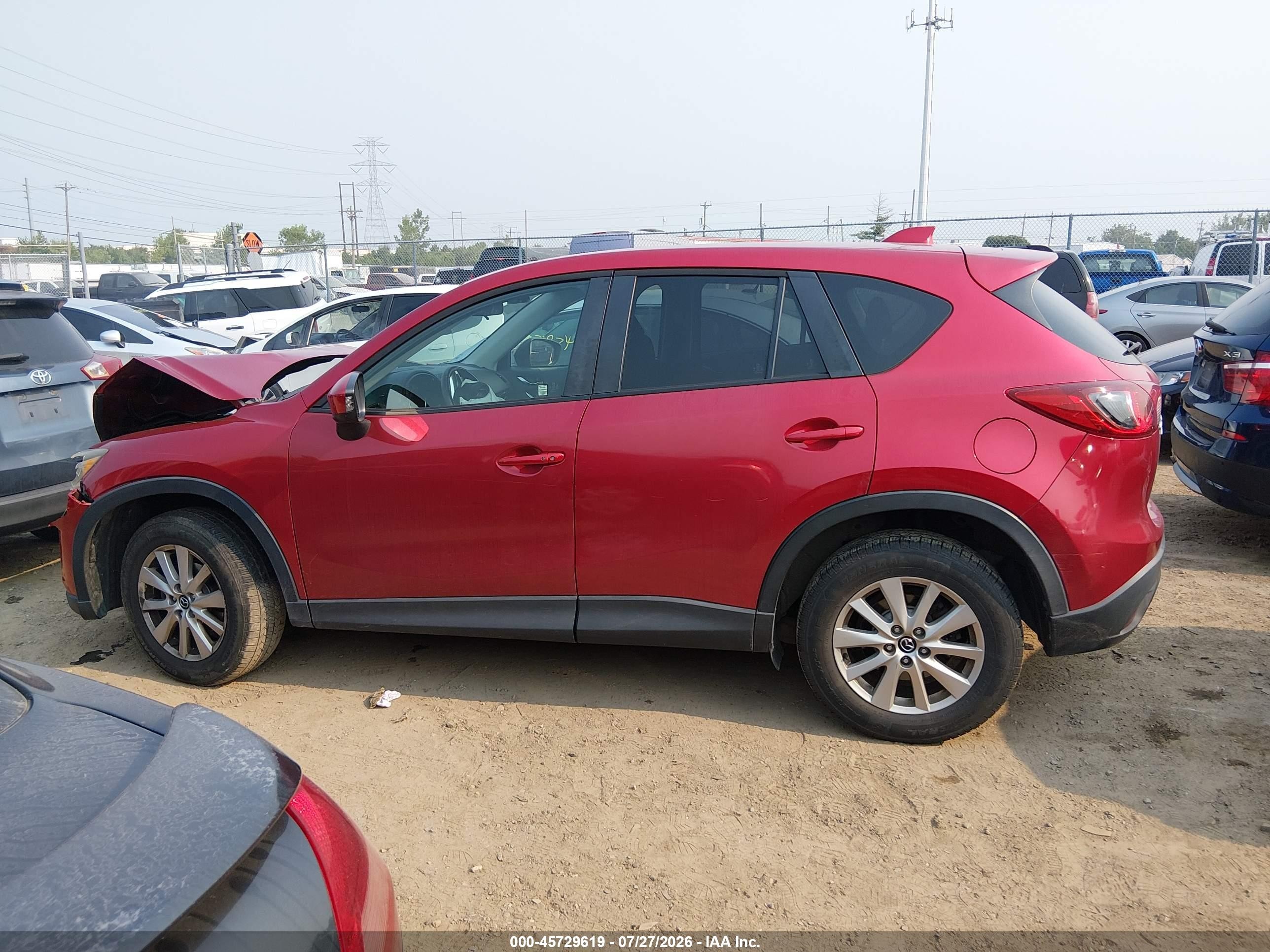 2015 Mazda Cx-5 Touring Red vin: JM3KE4CY8F0439711