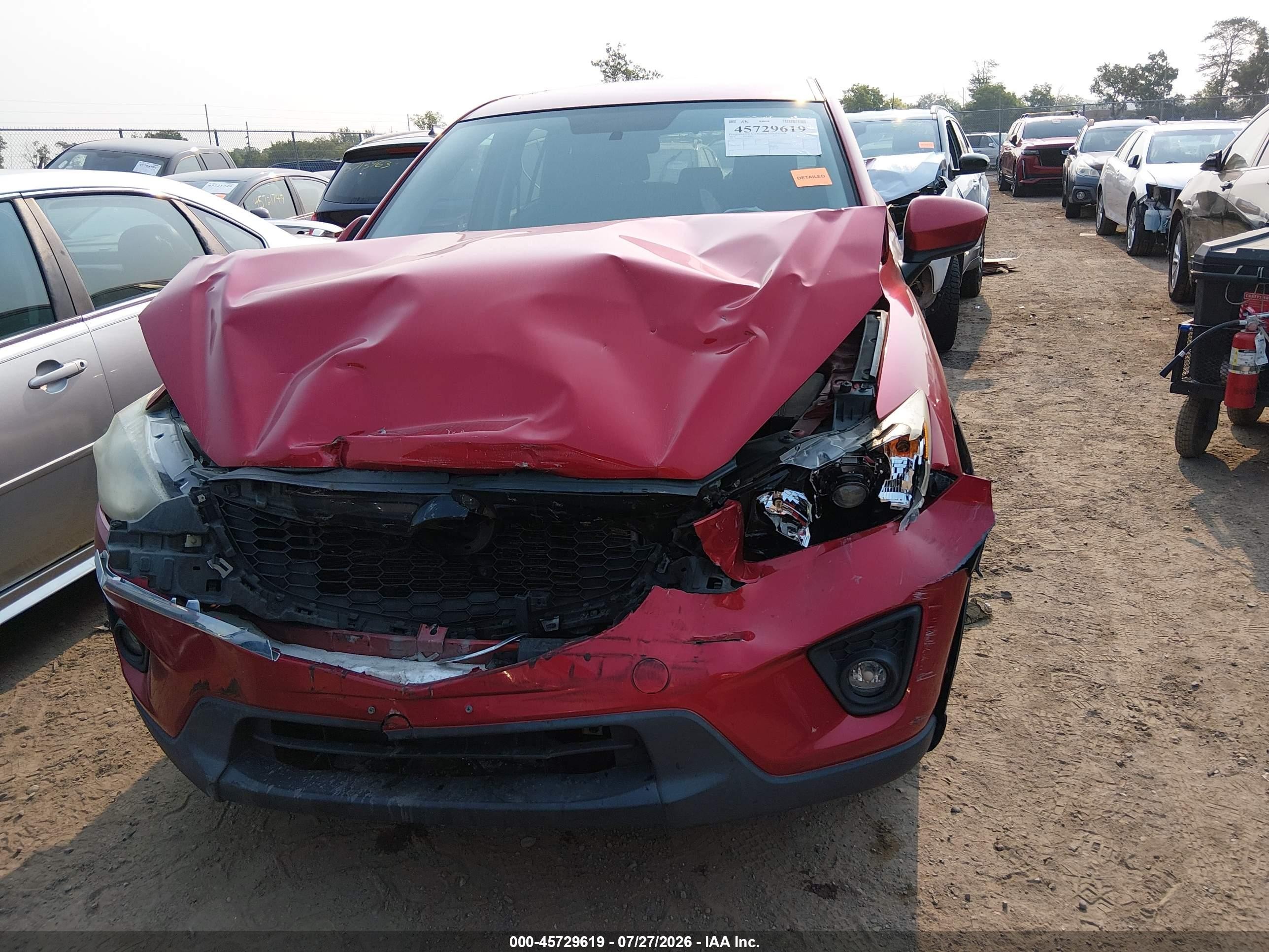 2015 Mazda Cx-5 Touring Red vin: JM3KE4CY8F0439711
