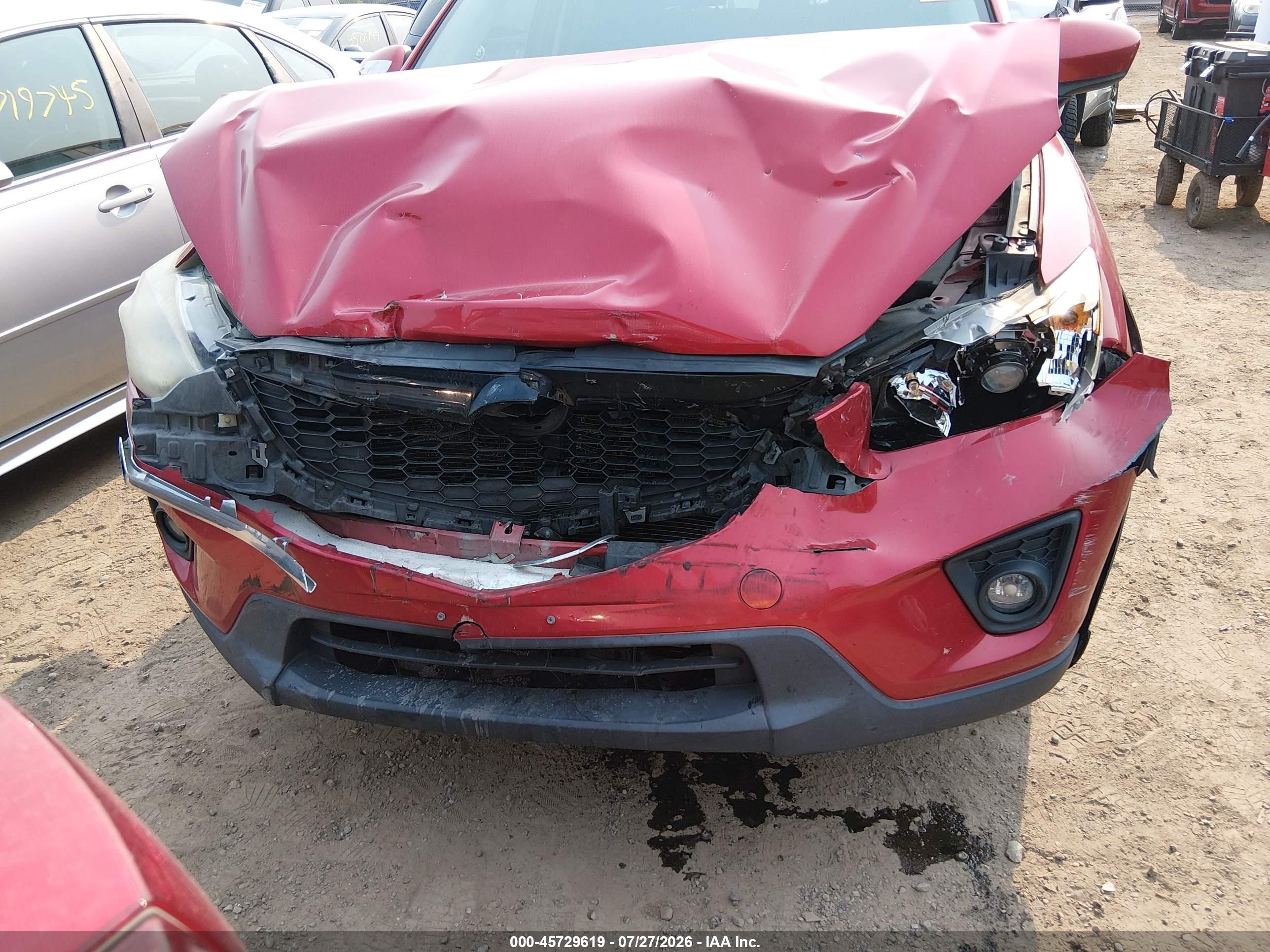 2015 Mazda Cx-5 Touring Red vin: JM3KE4CY8F0439711