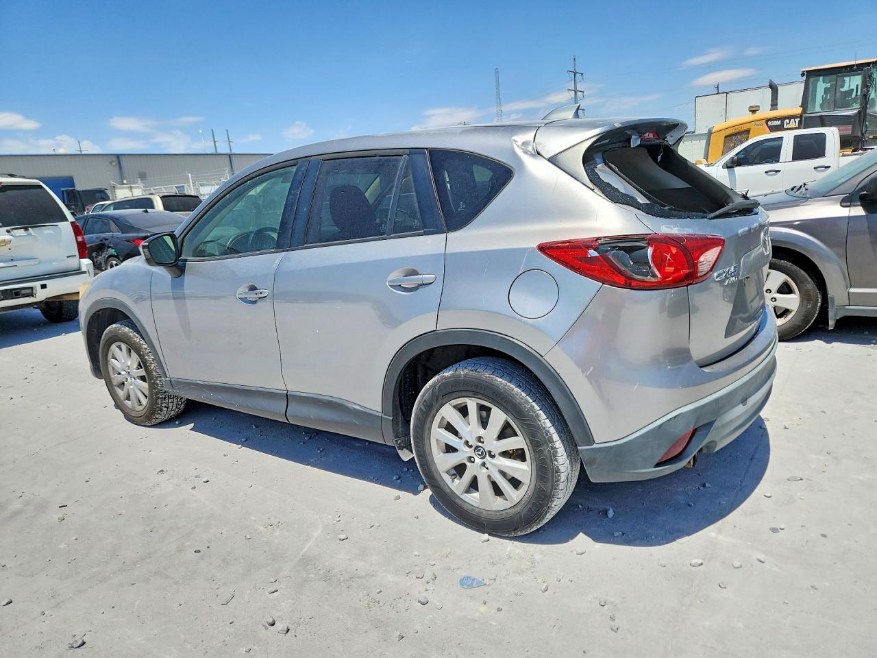 2015 Mazda Cx-5 Touring Gray vin: JM3KE4CY8F0443094