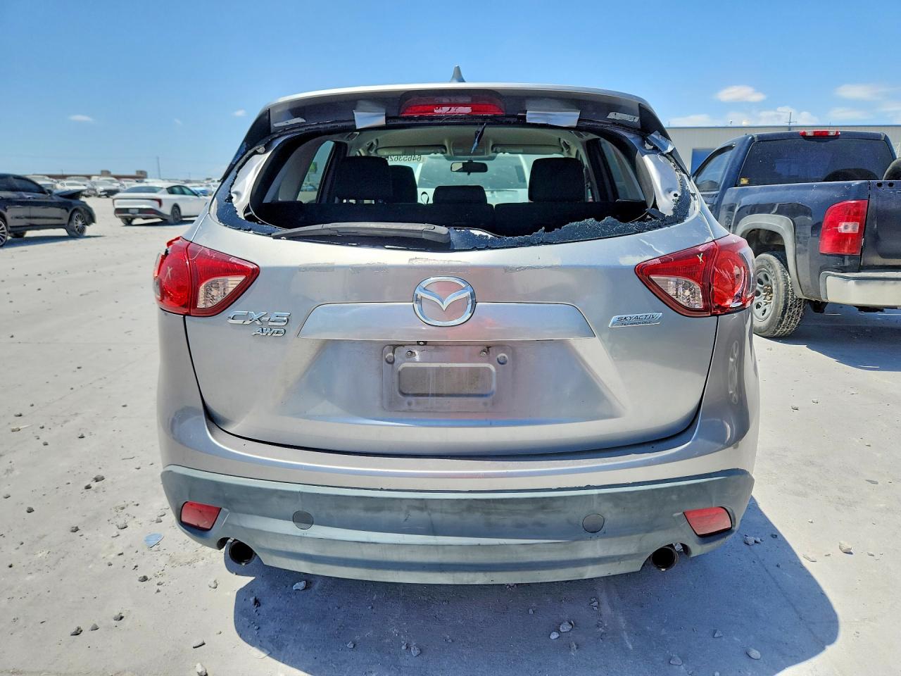 2015 Mazda Cx-5 Touring Gray vin: JM3KE4CY8F0443094