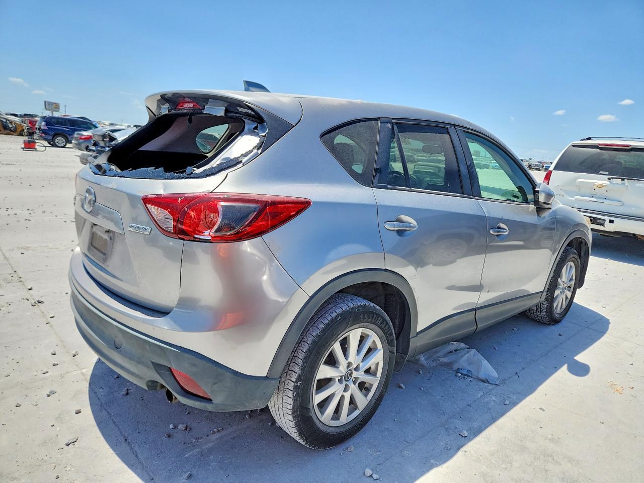 2015 Mazda Cx-5 Touring Gray vin: JM3KE4CY8F0443094