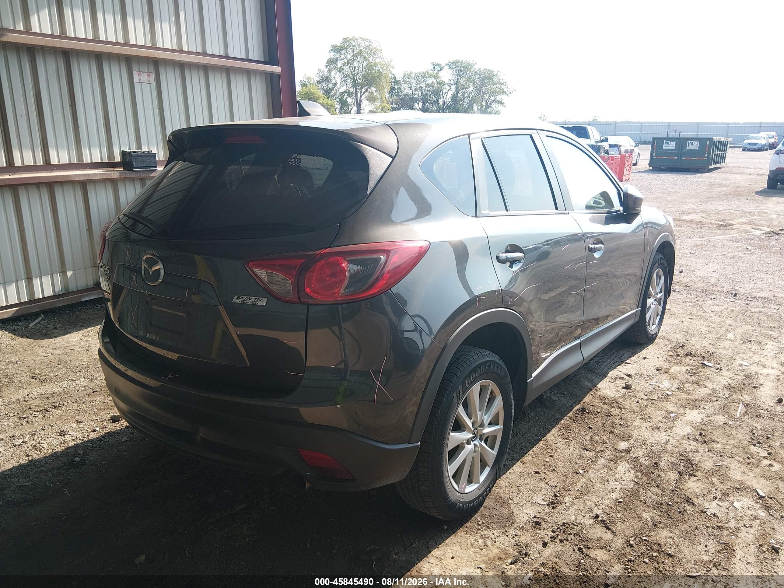 2015 Mazda Cx-5 Touring Серый vin: JM3KE4CY8F0447355