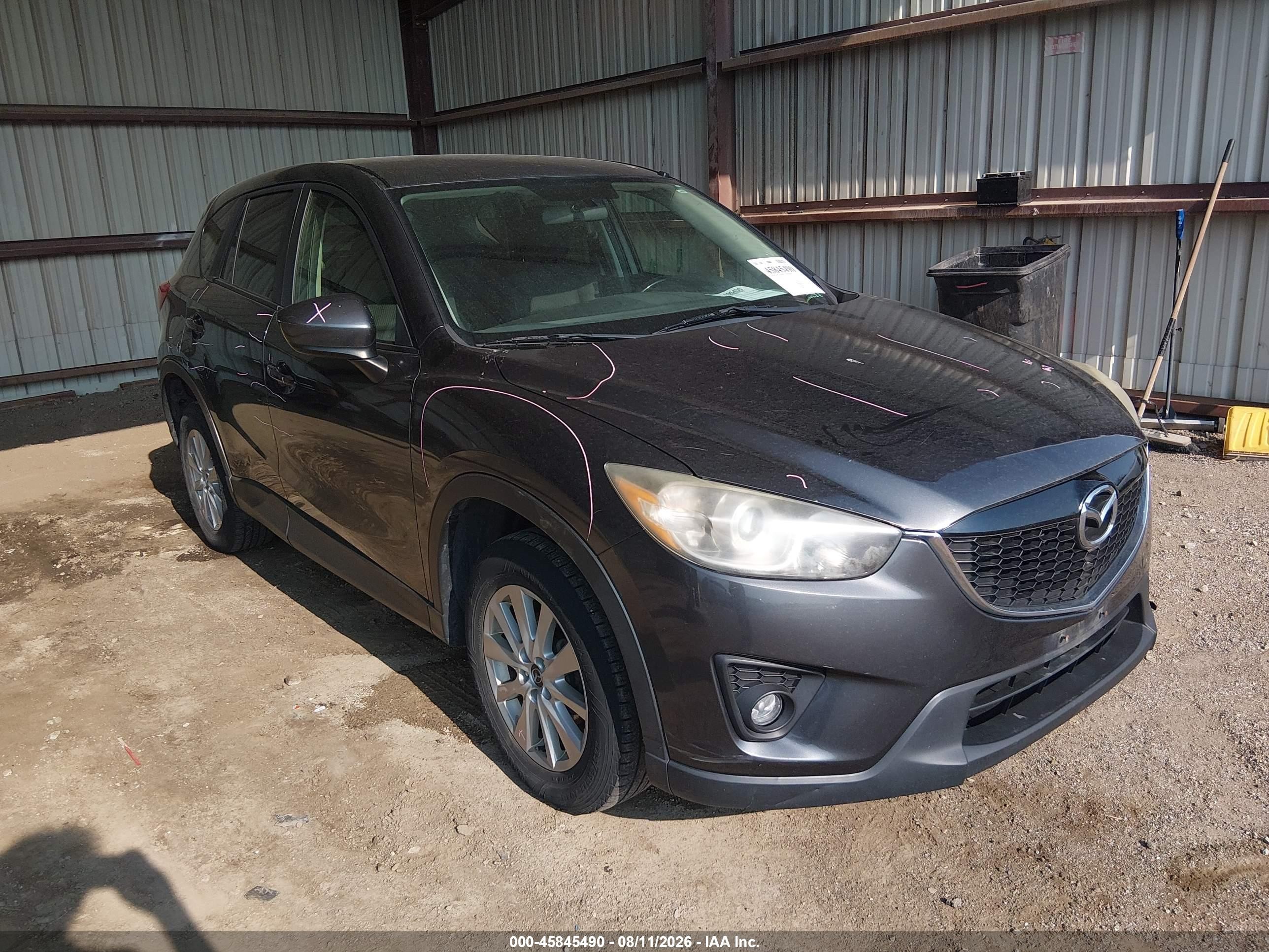 2015 Mazda Cx-5 Touring Gray vin: JM3KE4CY8F0447355