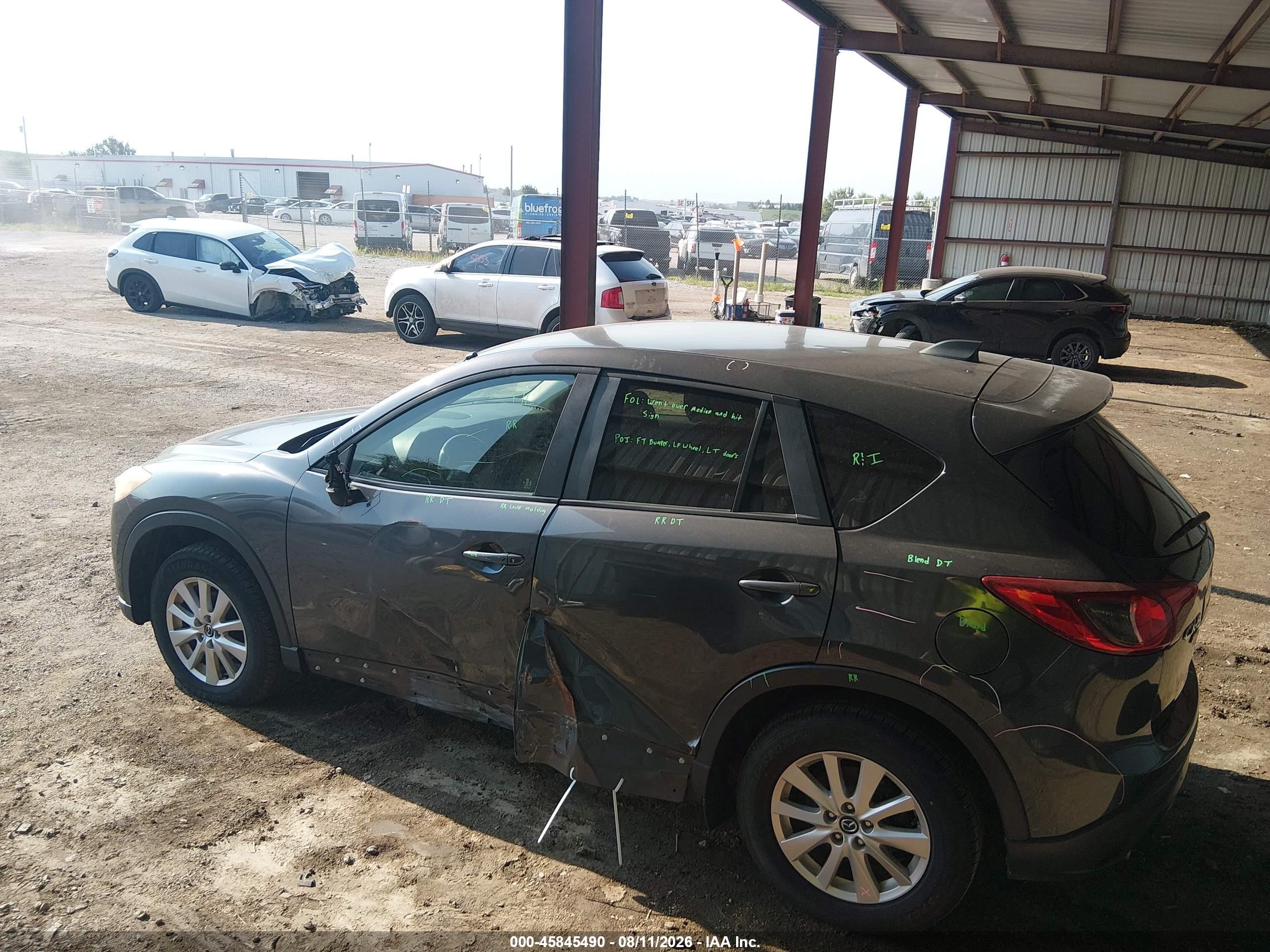 2015 Mazda Cx-5 Touring Серый vin: JM3KE4CY8F0447355