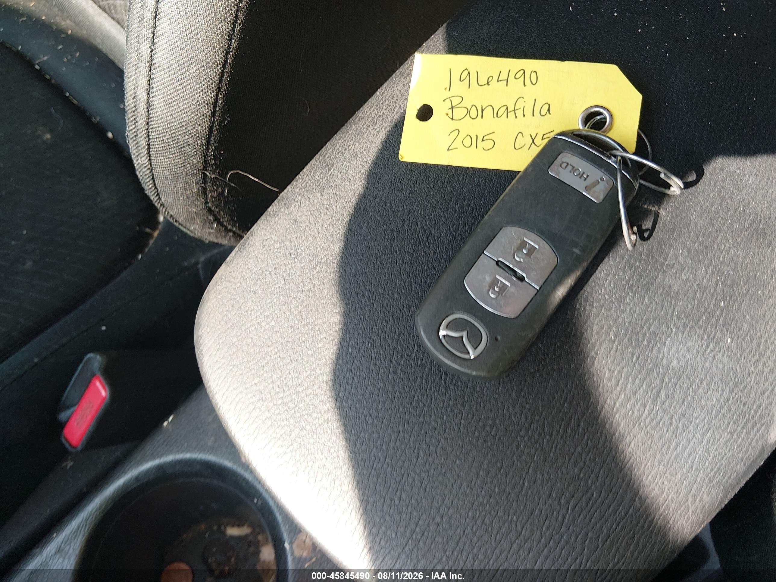 2015 Mazda Cx-5 Touring Серый vin: JM3KE4CY8F0447355
