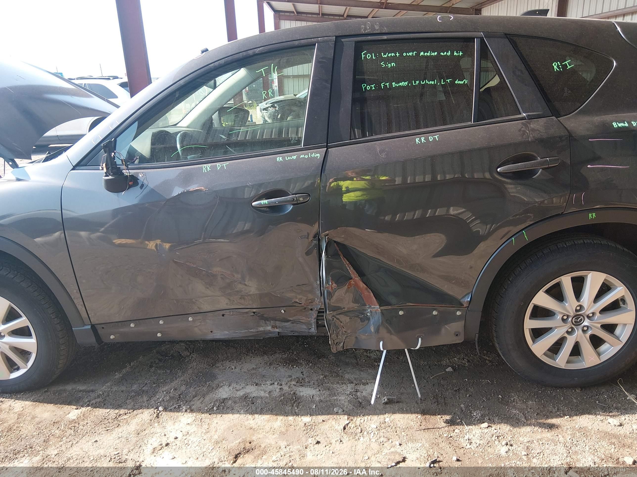 2015 Mazda Cx-5 Touring Серый vin: JM3KE4CY8F0447355