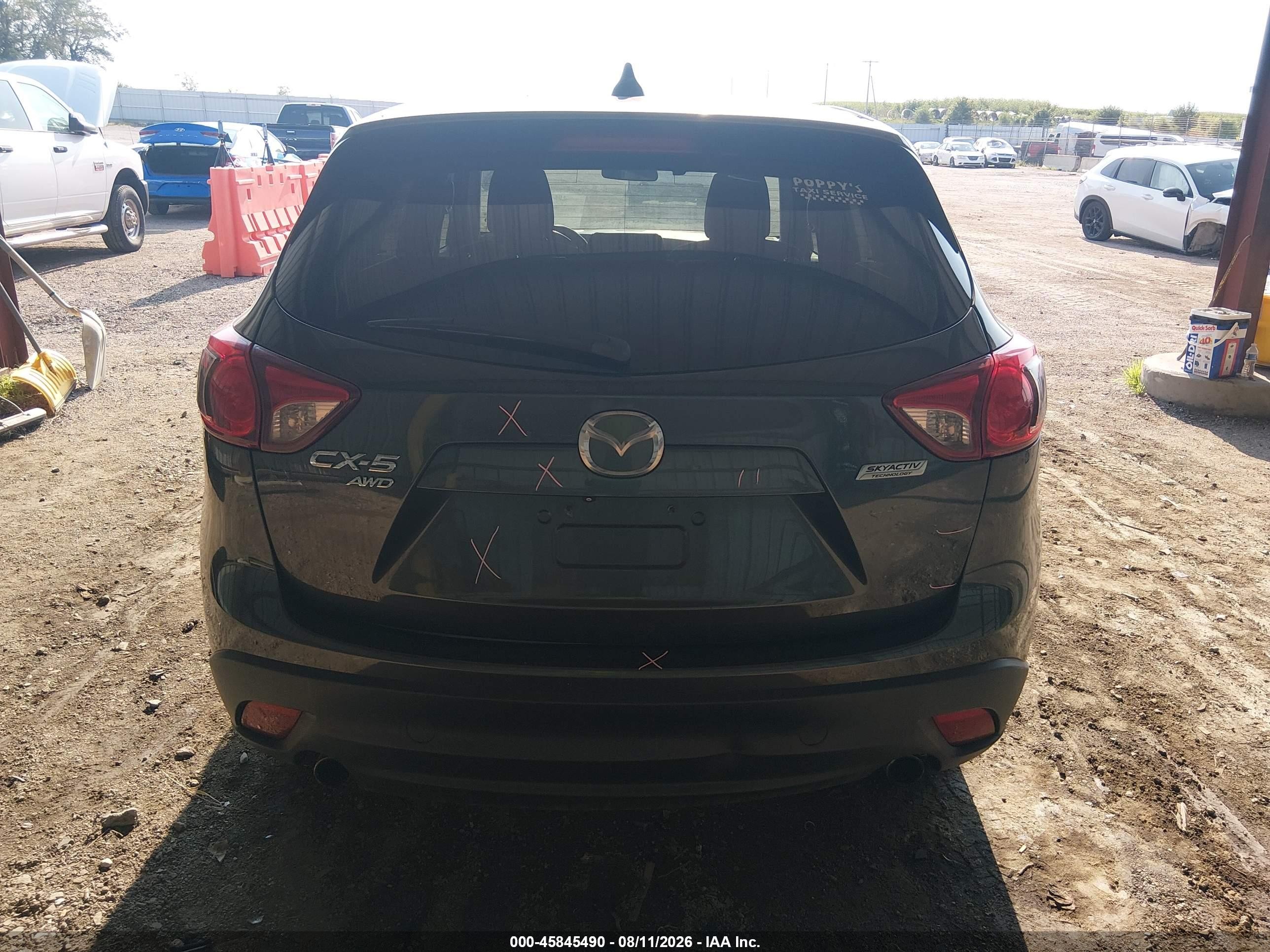 2015 Mazda Cx-5 Touring Серый vin: JM3KE4CY8F0447355