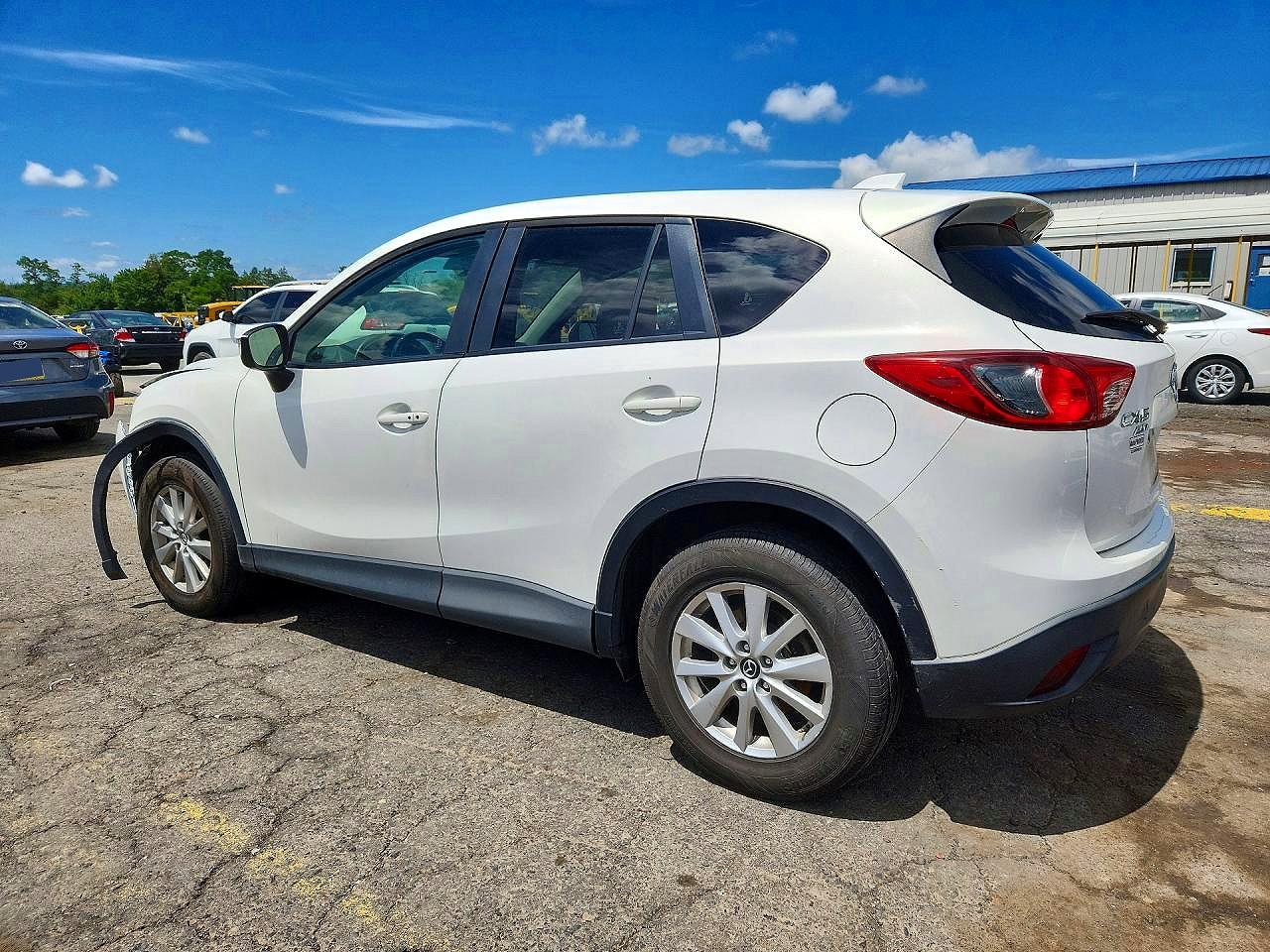 2015 Mazda Cx-5 Touring White vin: JM3KE4CY8F0504038