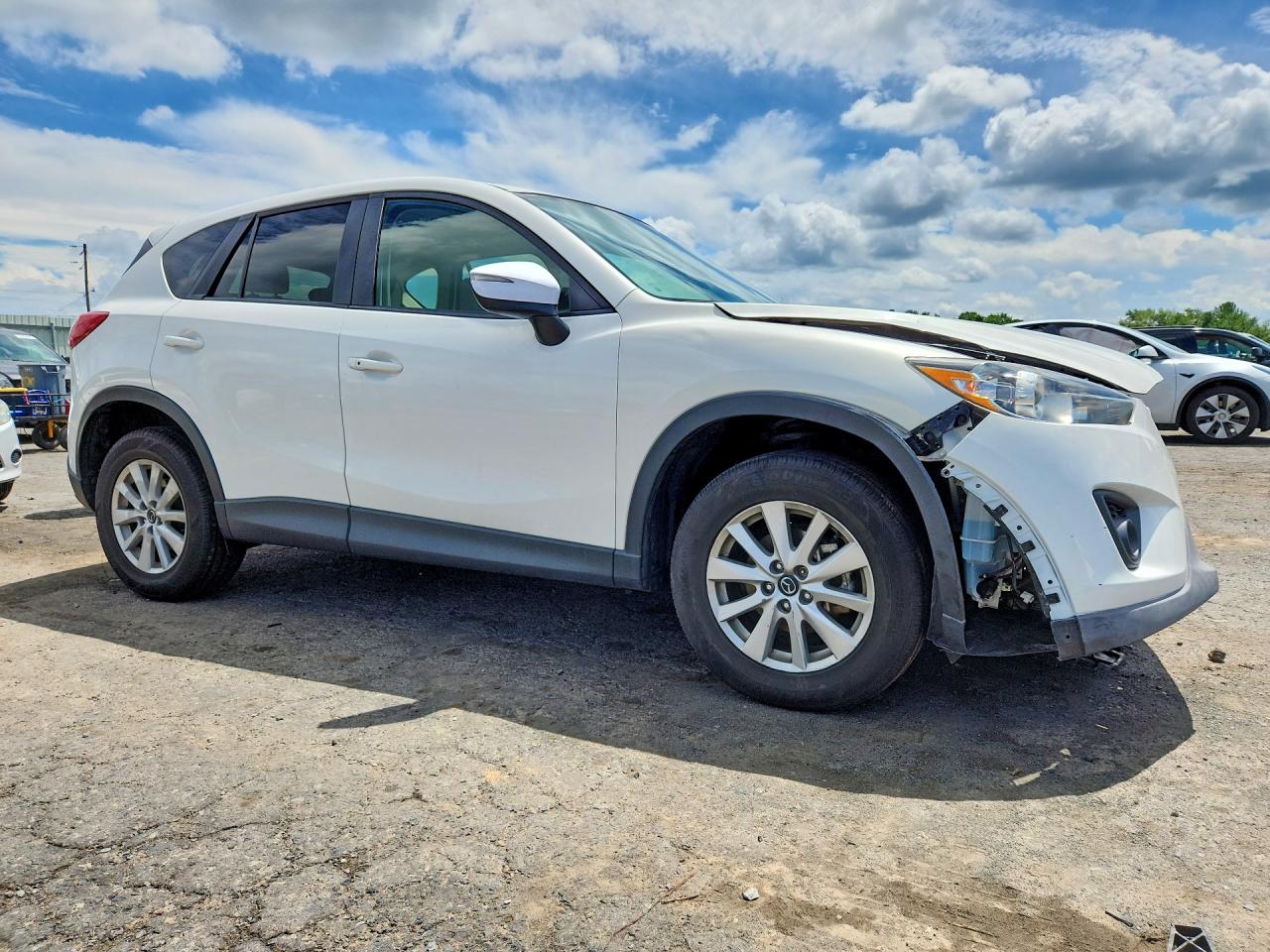 2015 Mazda Cx-5 Touring White vin: JM3KE4CY8F0504038
