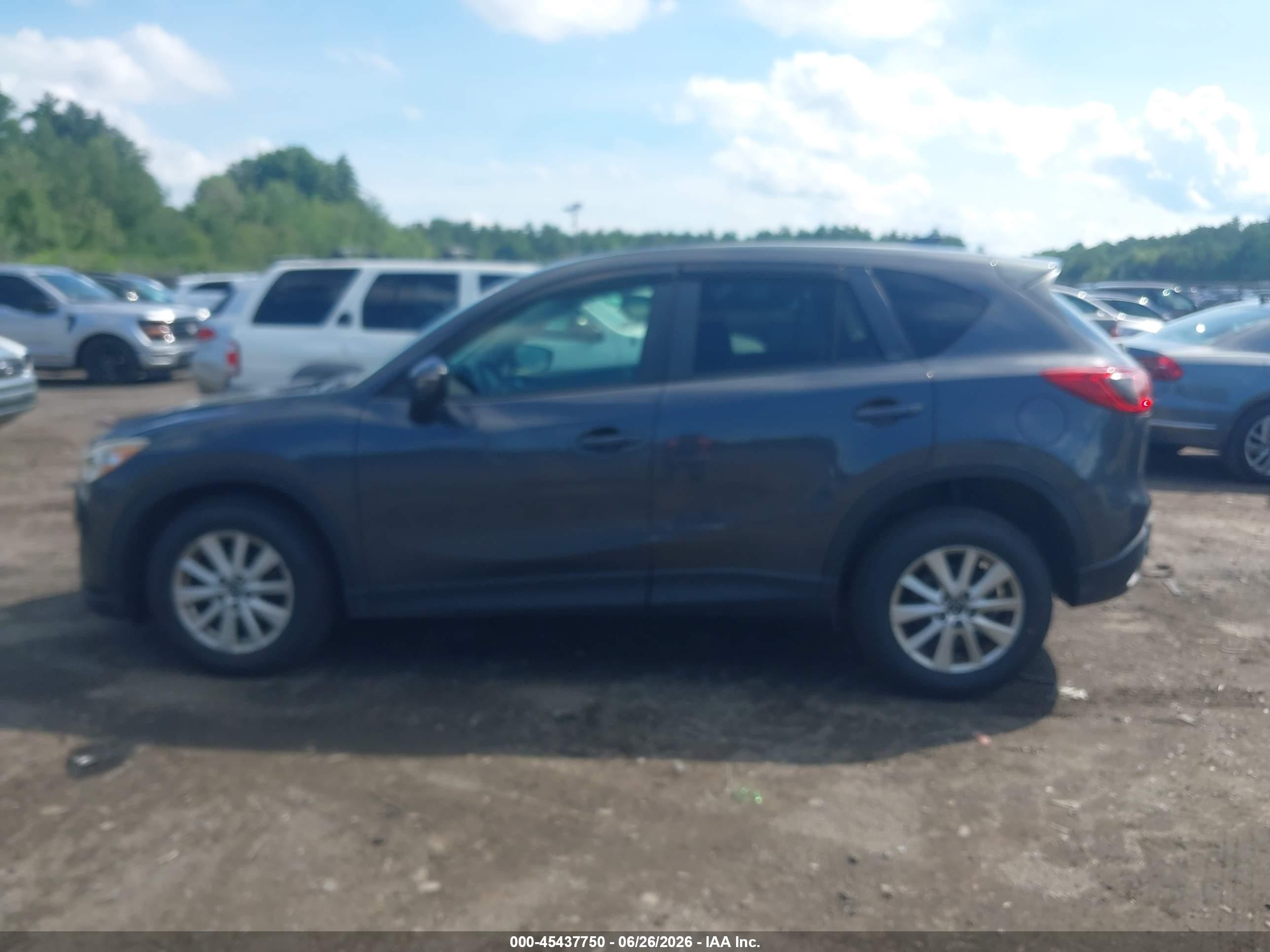 2015 Mazda Cx-5 Touring Gray vin: JM3KE4CY8F0505478