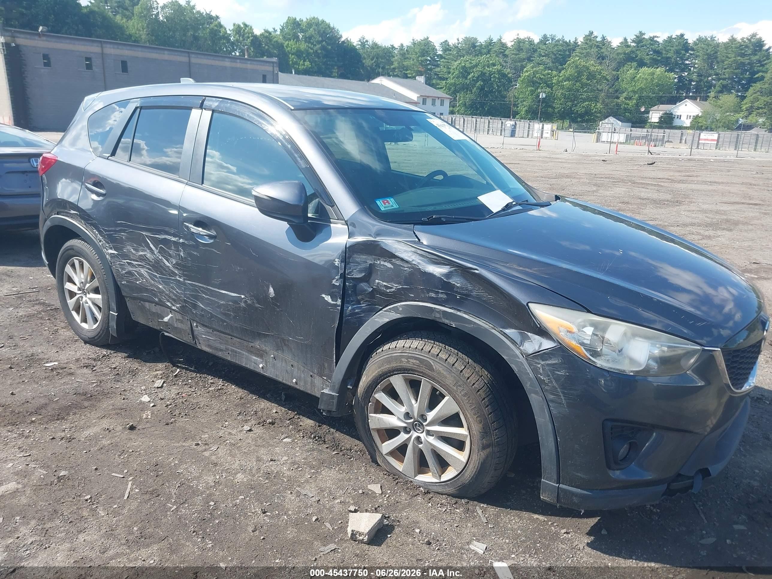 2015 Mazda Cx-5 Touring Gray vin: JM3KE4CY8F0505478