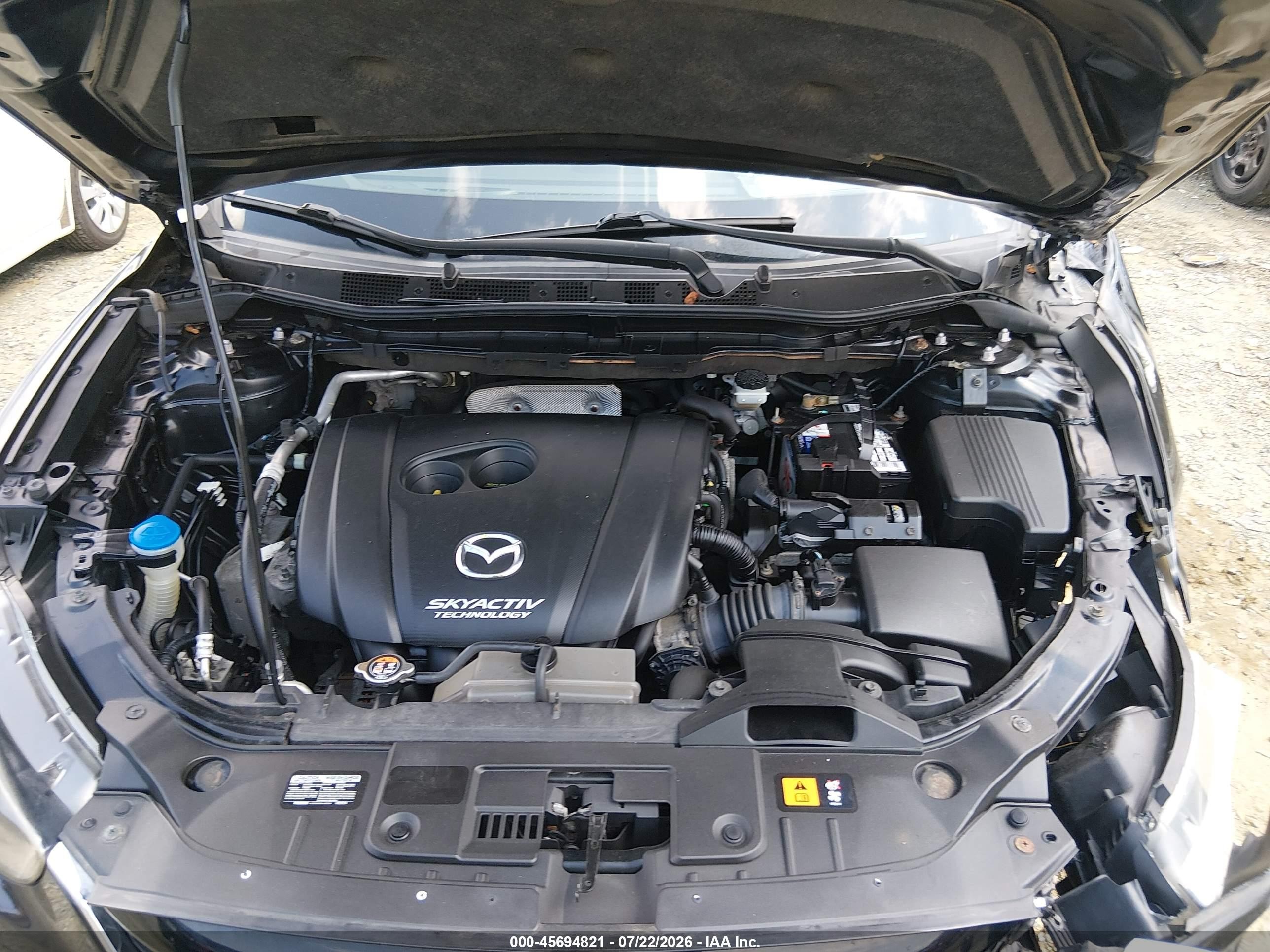2015 Mazda Cx-5 Touring Black vin: JM3KE4CY8F0543857