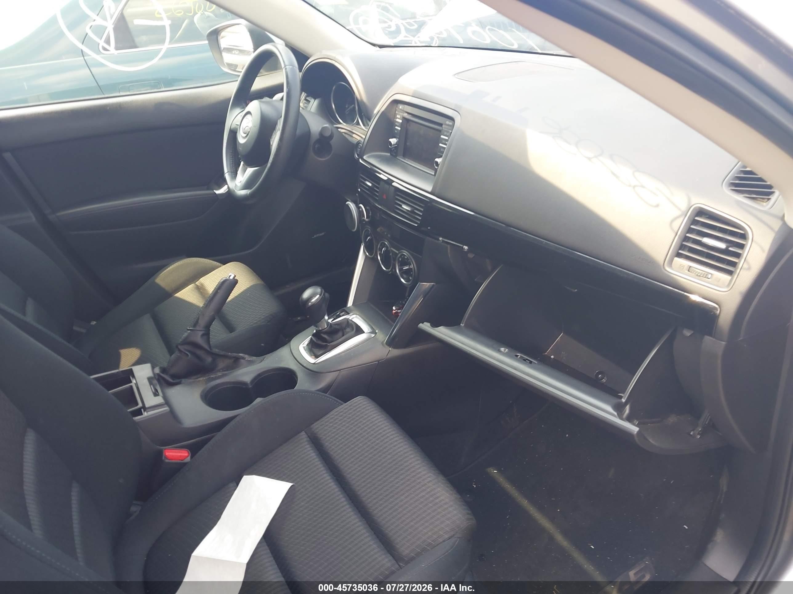 2015 Mazda Cx-5 Touring Gray vin: JM3KE4CY8F0544216
