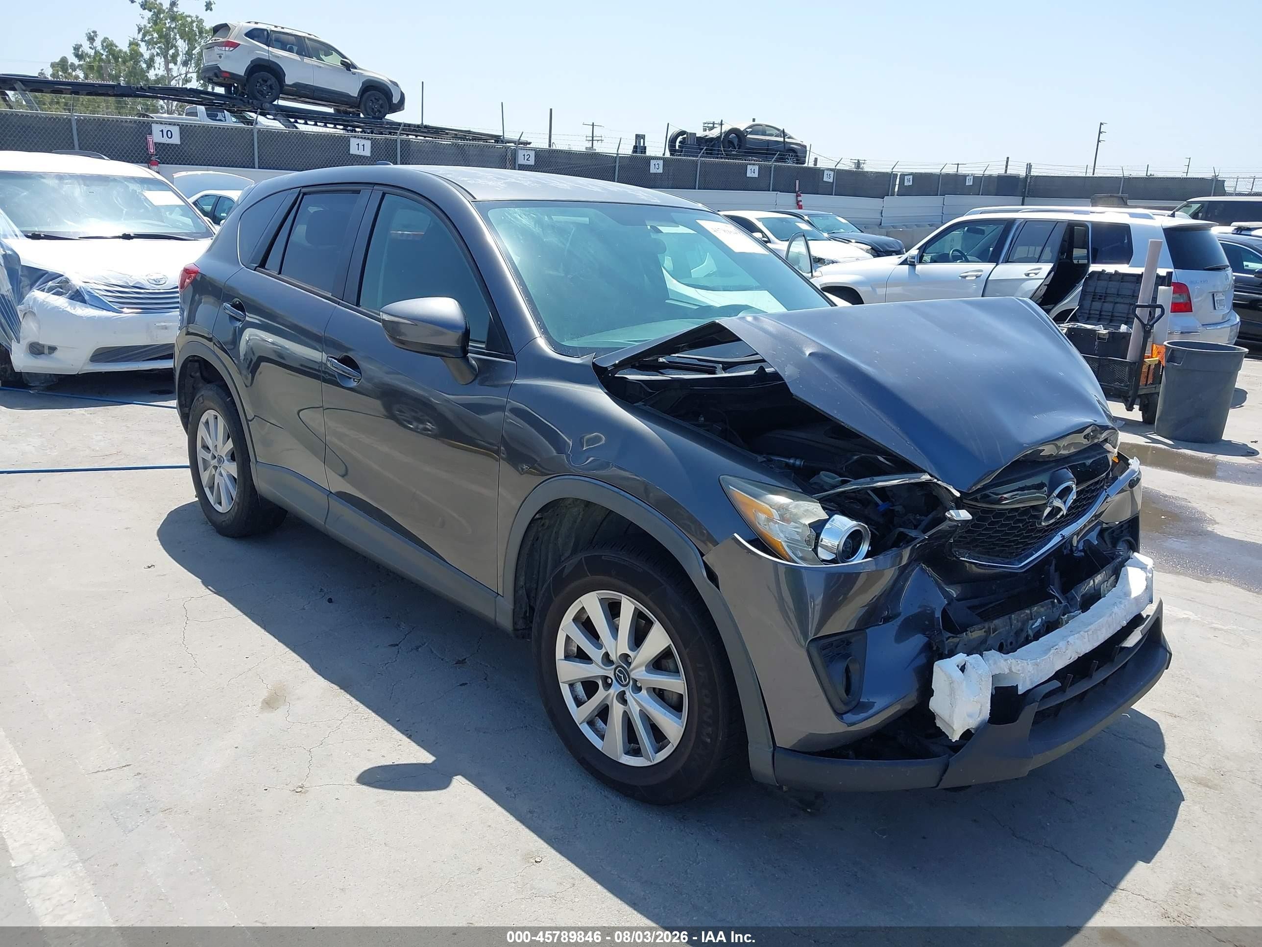 2015 Mazda Cx-5 Touring Gray vin: JM3KE4CY8F0546404