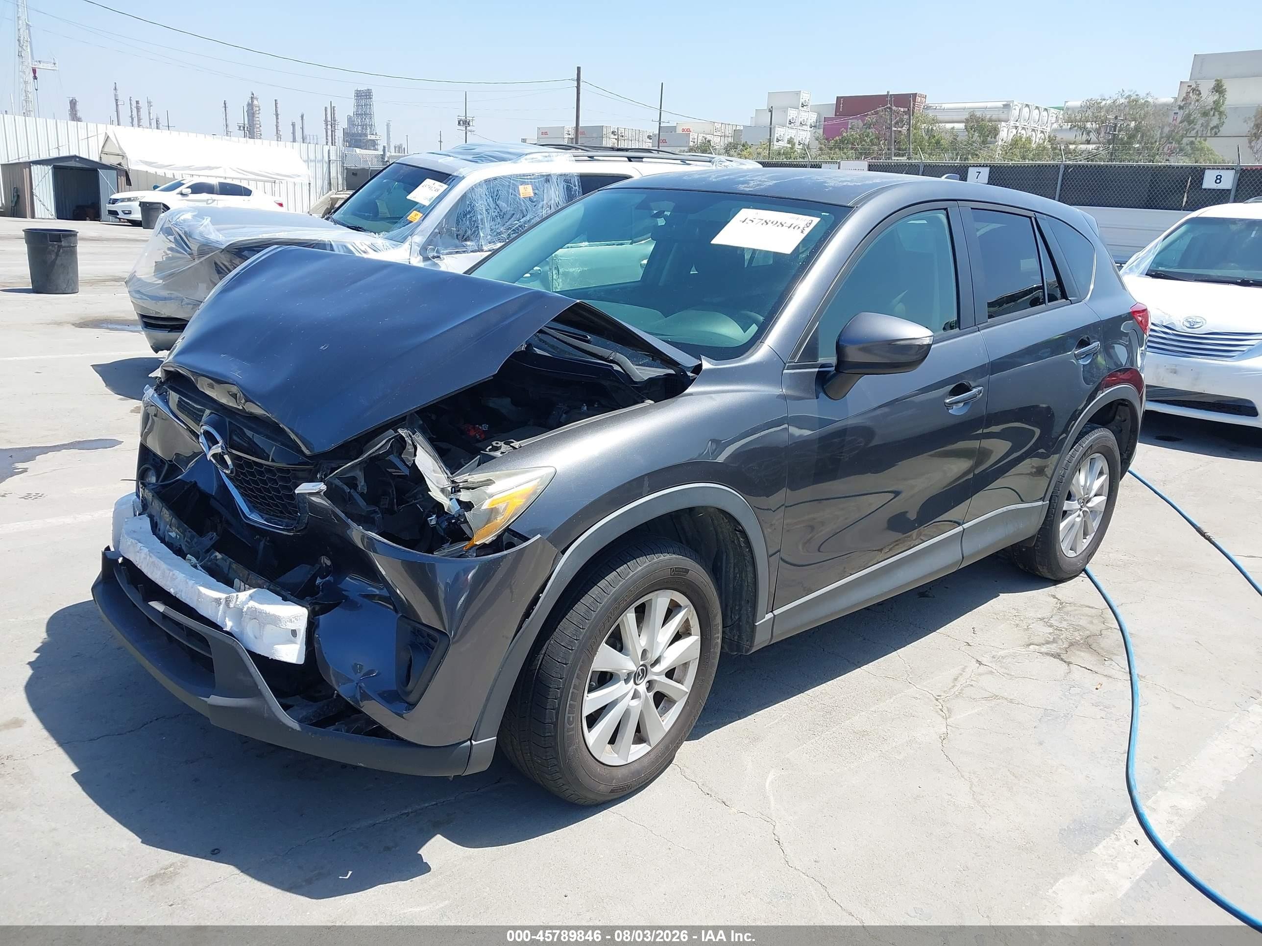 2015 Mazda Cx-5 Touring Gray vin: JM3KE4CY8F0546404