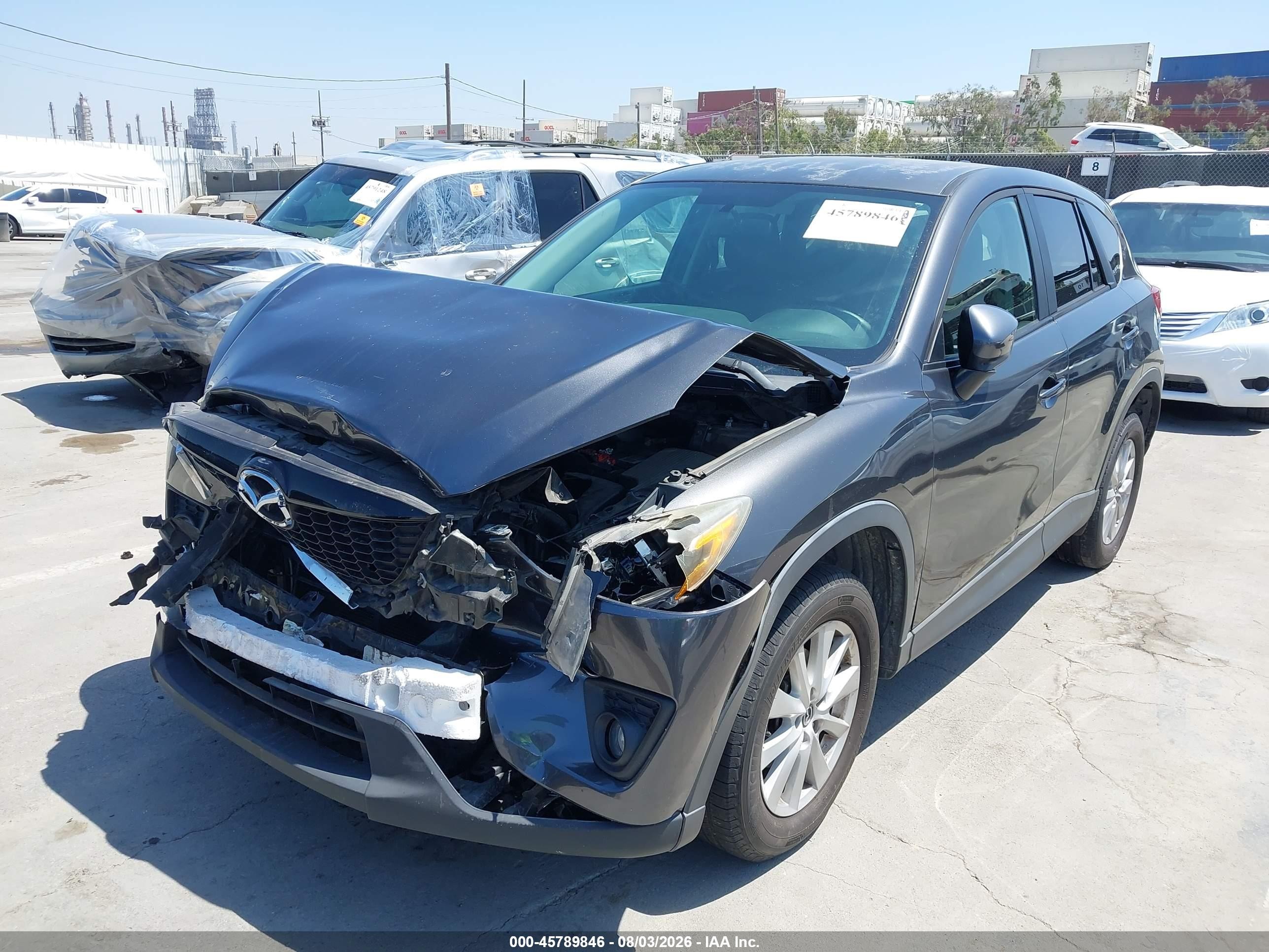 2015 Mazda Cx-5 Touring Gray vin: JM3KE4CY8F0546404