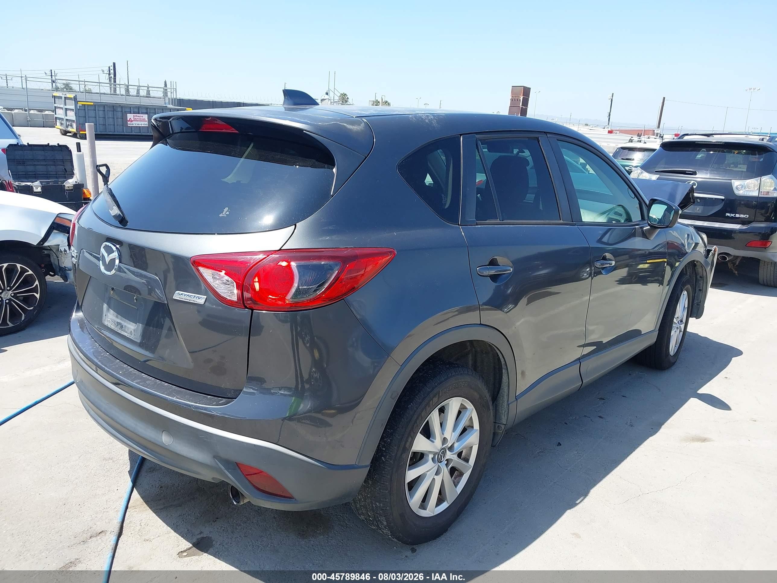 2015 Mazda Cx-5 Touring Gray vin: JM3KE4CY8F0546404