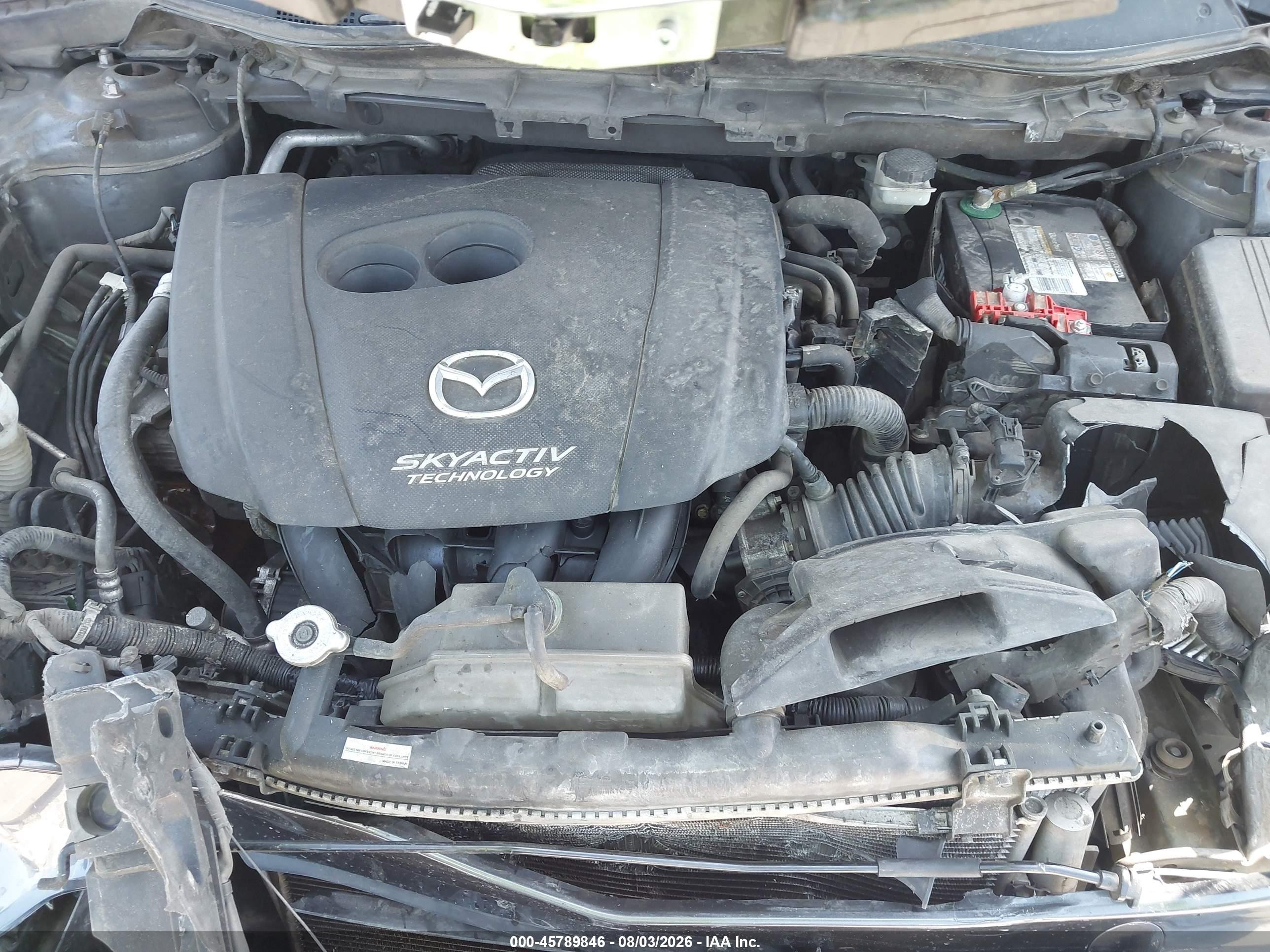 2015 Mazda Cx-5 Touring Gray vin: JM3KE4CY8F0546404