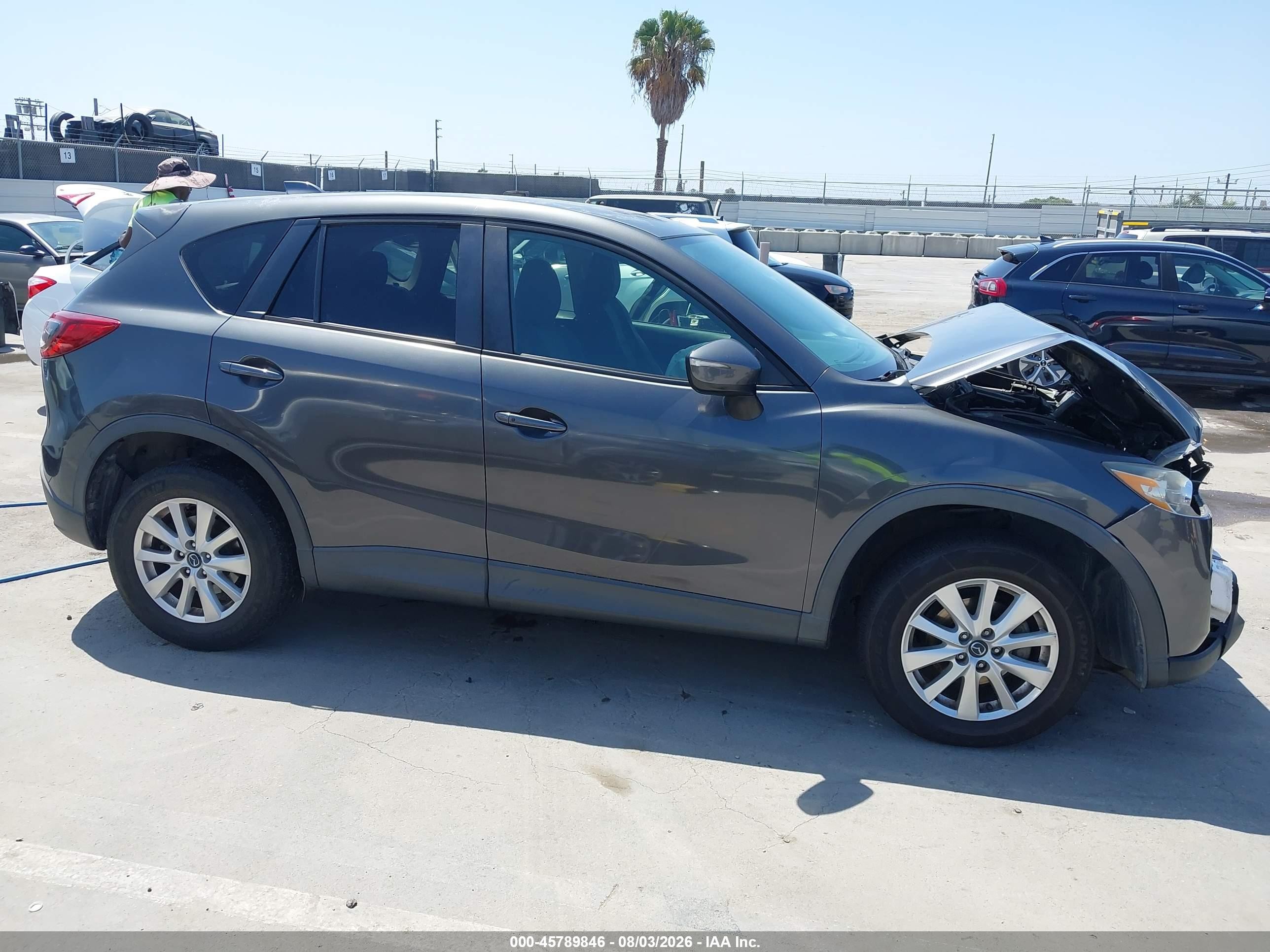 2015 Mazda Cx-5 Touring Gray vin: JM3KE4CY8F0546404