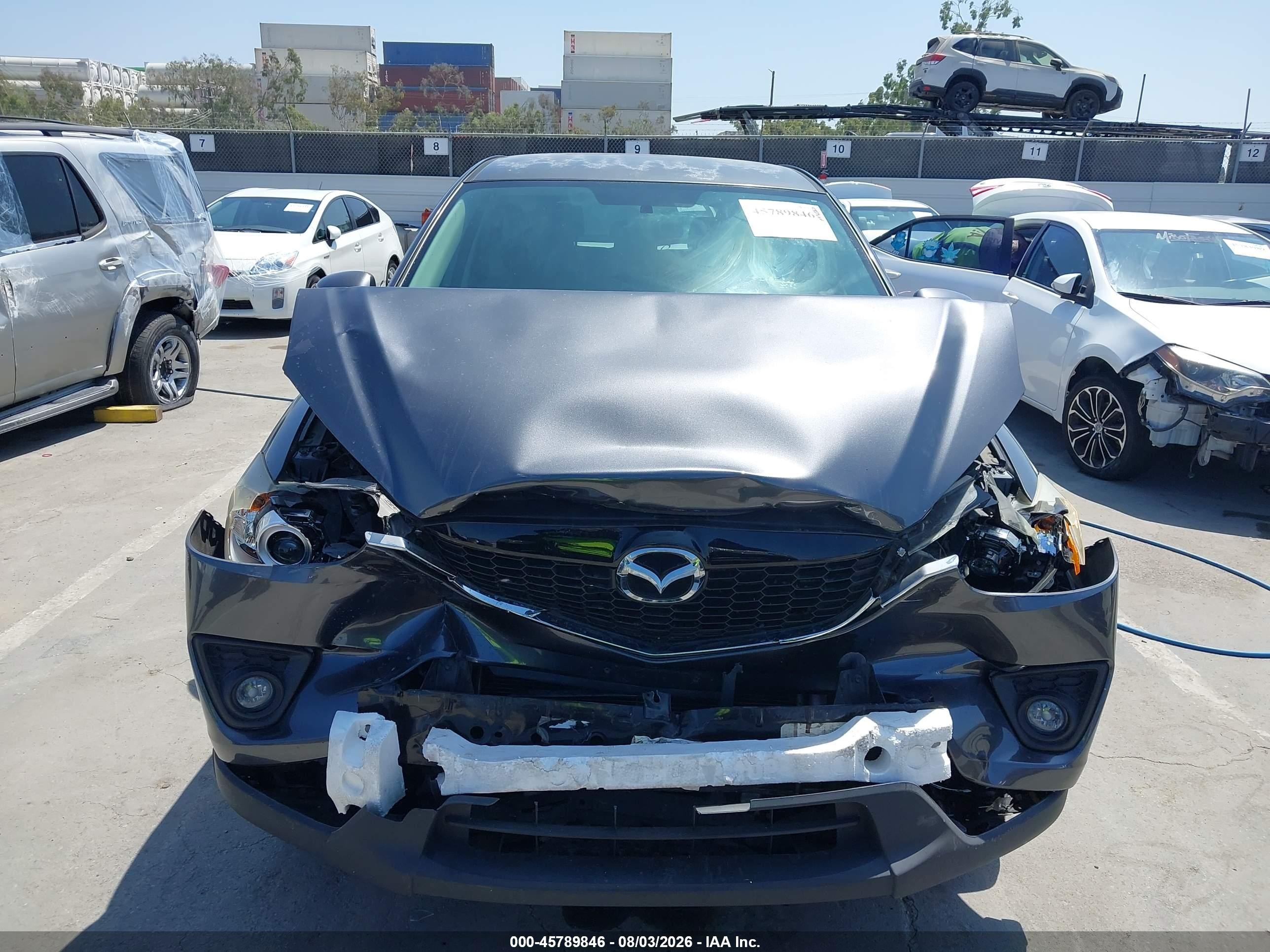 2015 Mazda Cx-5 Touring Gray vin: JM3KE4CY8F0546404