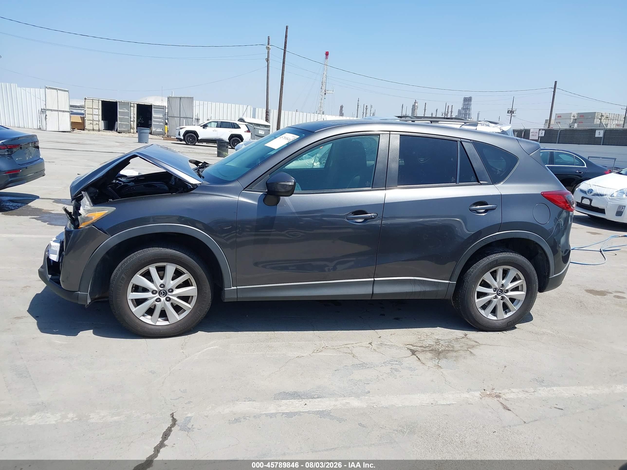 2015 Mazda Cx-5 Touring Gray vin: JM3KE4CY8F0546404