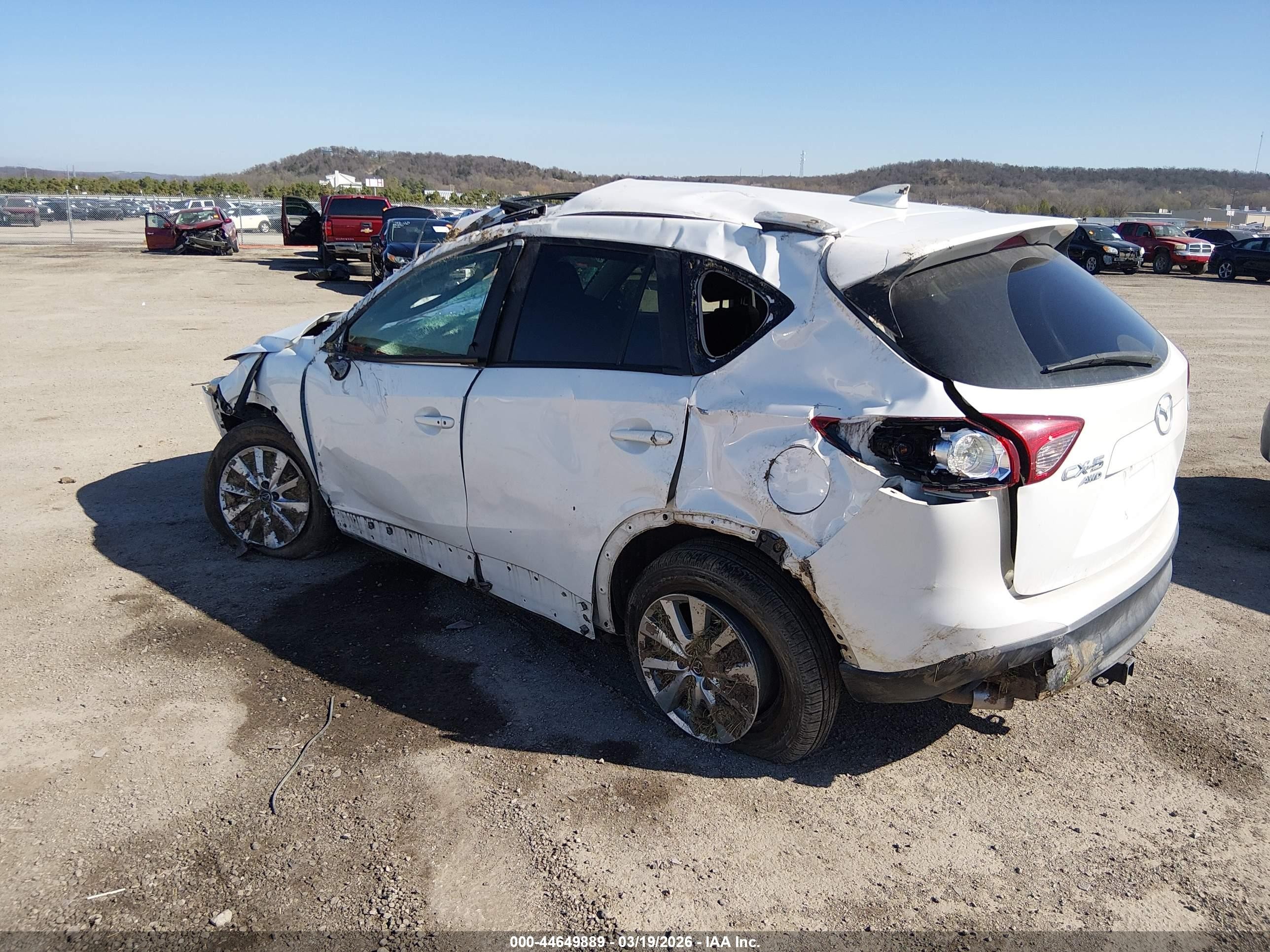 2016 Mazda Cx-5 Touring White vin: JM3KE4CY8G0638338