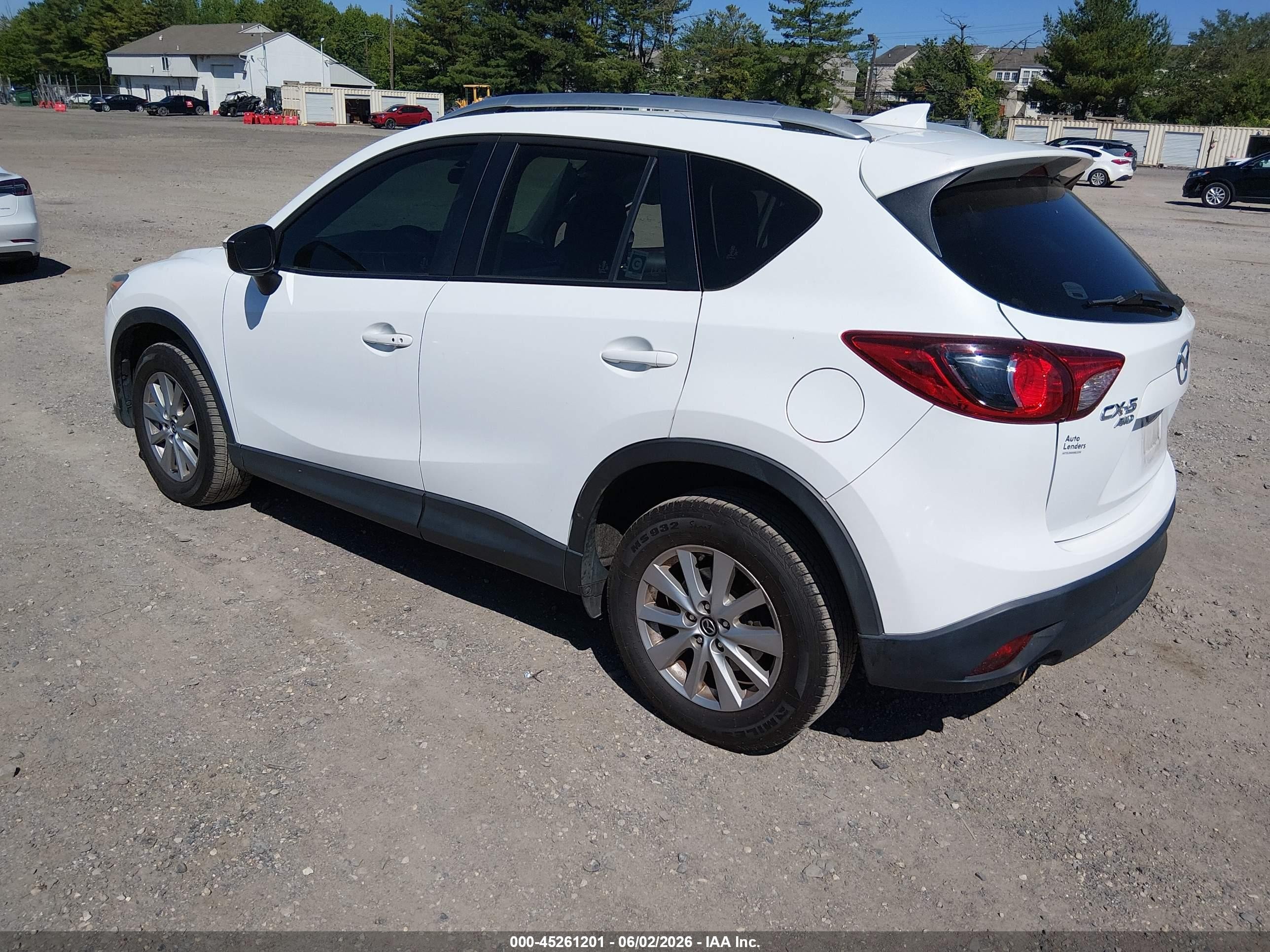 2016 Mazda Cx-5 Touring White vin: JM3KE4CY8G0758544