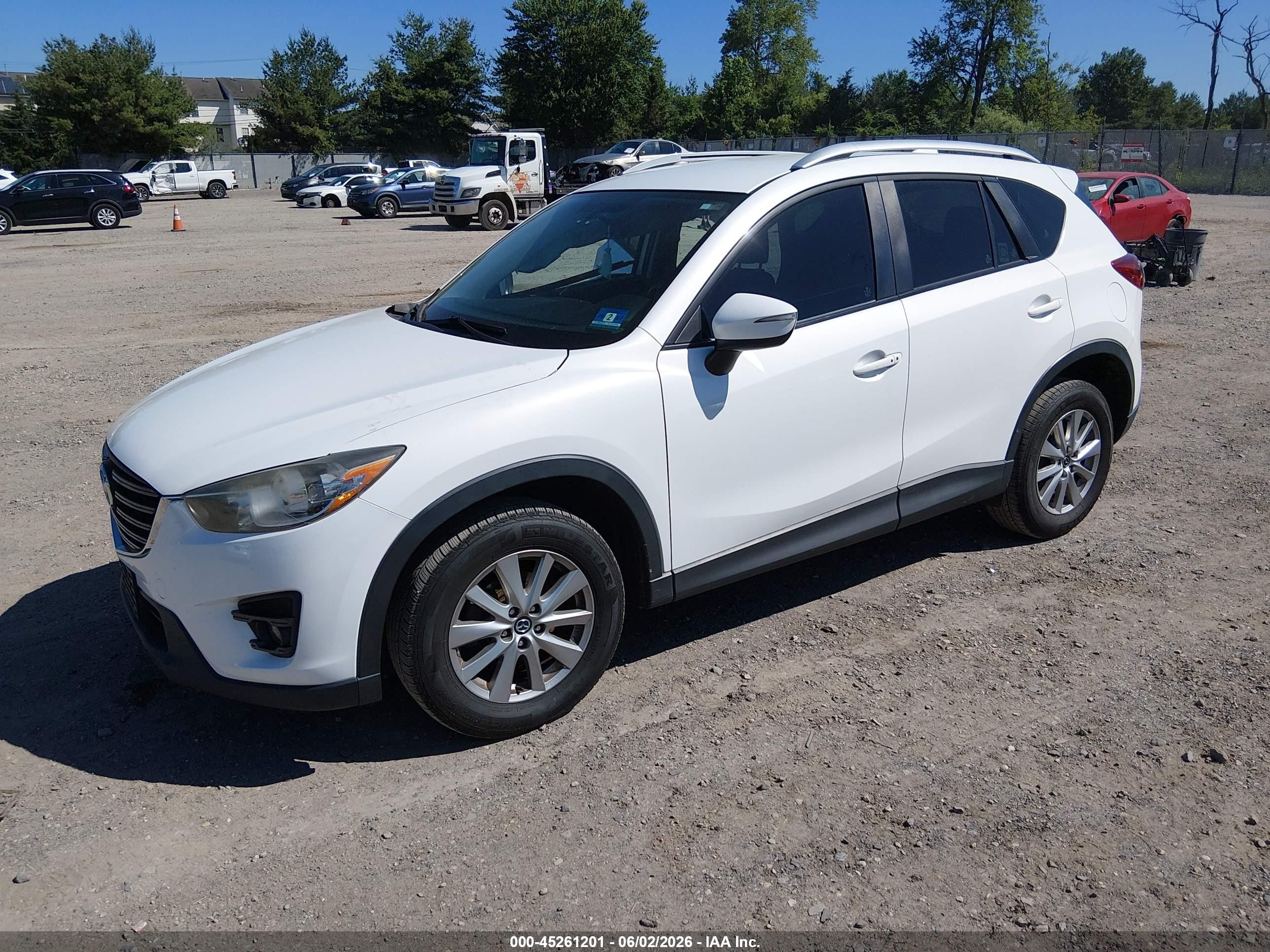 2016 Mazda Cx-5 Touring White vin: JM3KE4CY8G0758544