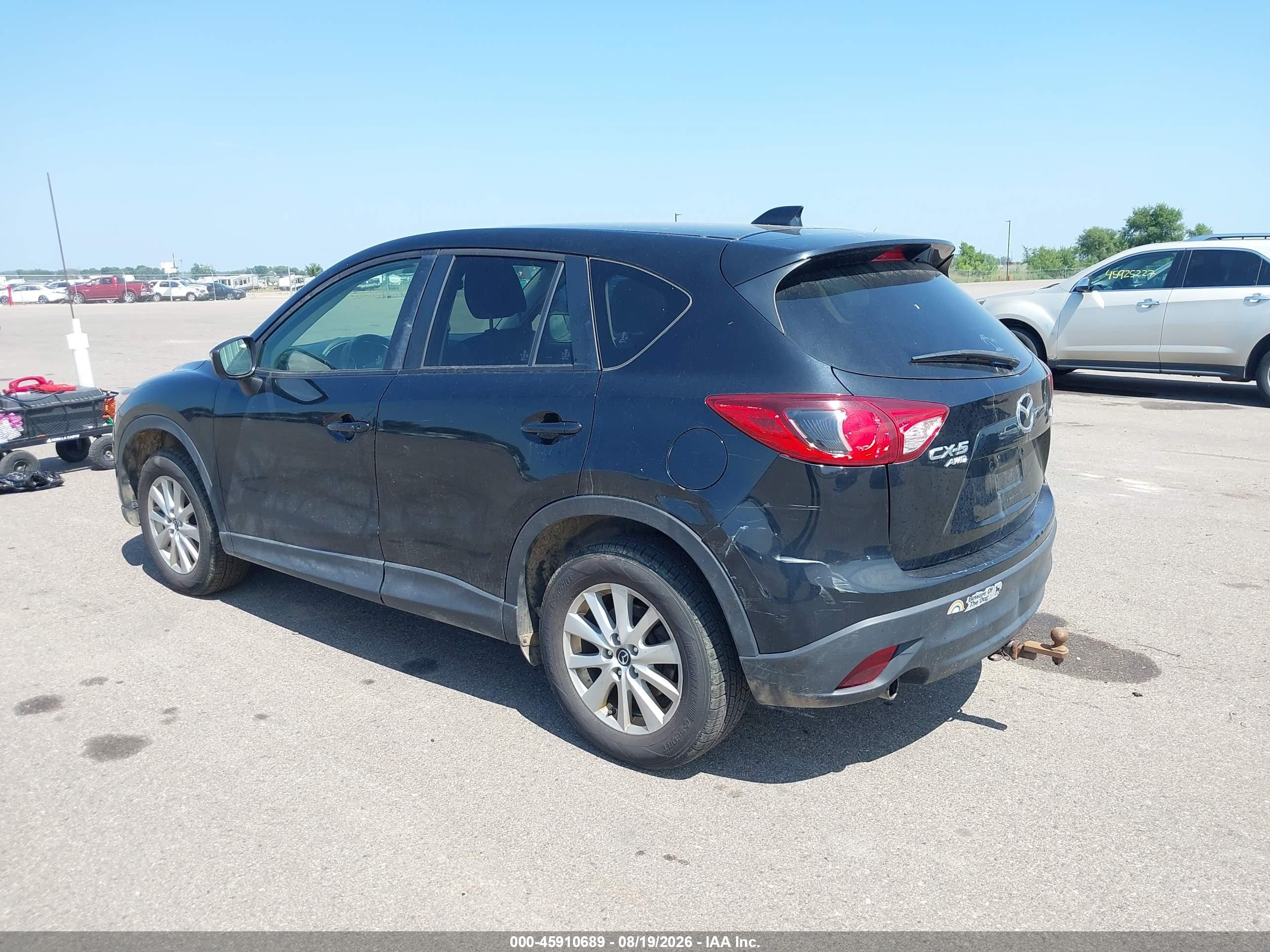 2015 Mazda Cx-5 Touring Black vin: JM3KE4CY9F0523651