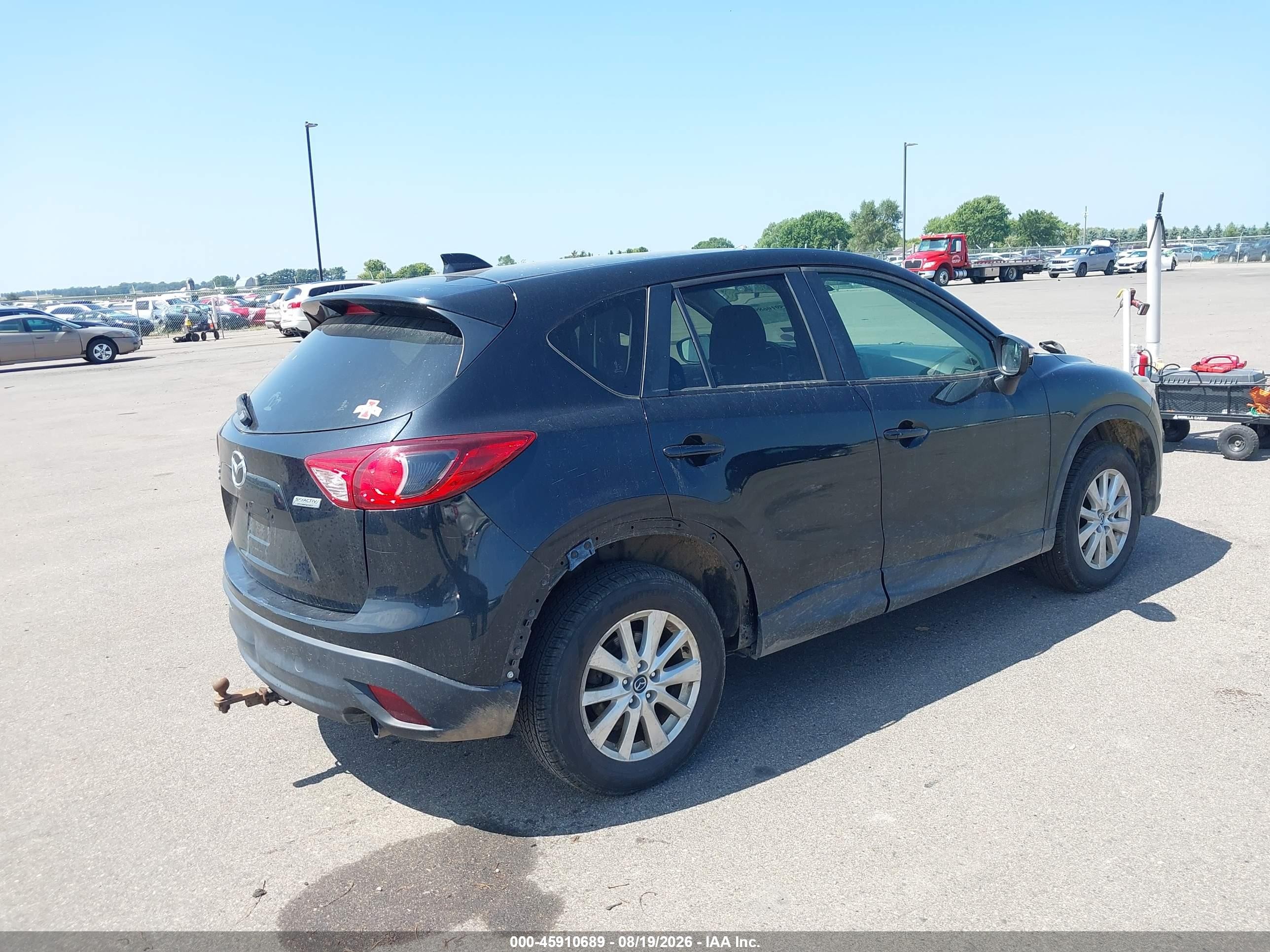 2015 Mazda Cx-5 Touring Black vin: JM3KE4CY9F0523651