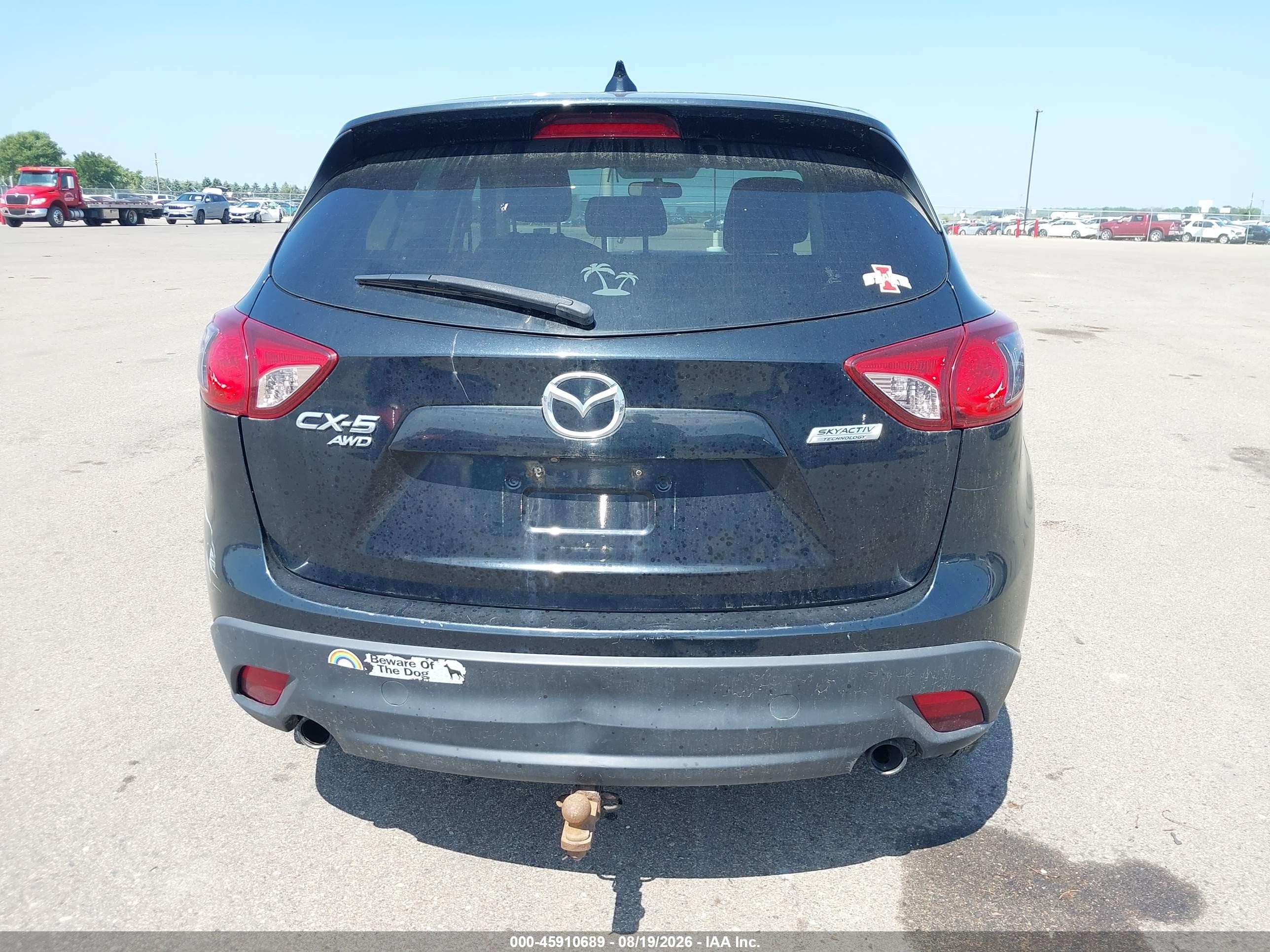 2015 Mazda Cx-5 Touring Black vin: JM3KE4CY9F0523651